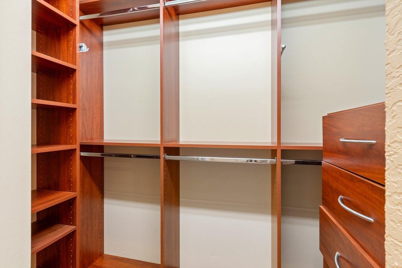 Tons of room to store extra clothing!