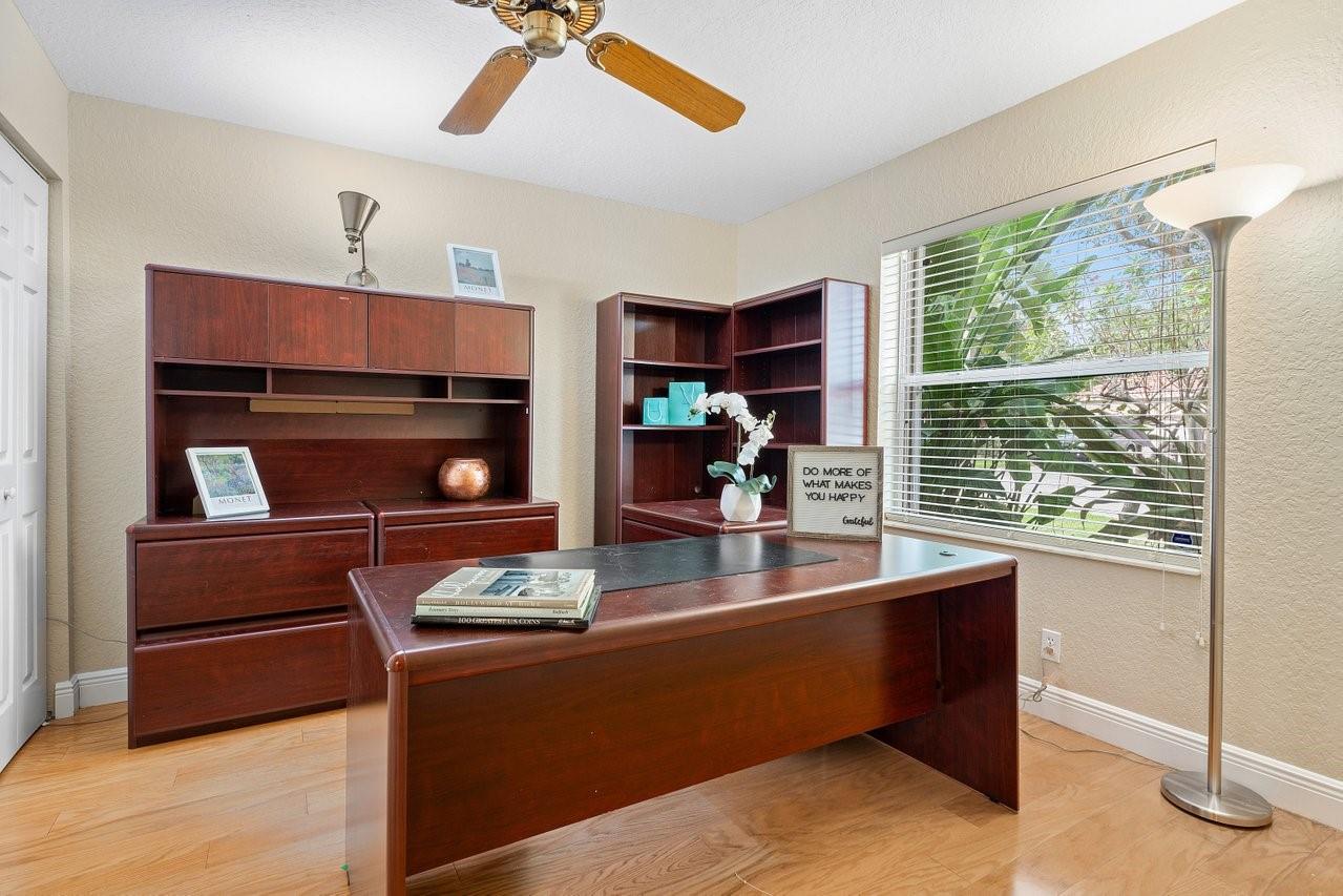 4th bedroom currently used as office has many electronic upgrades!