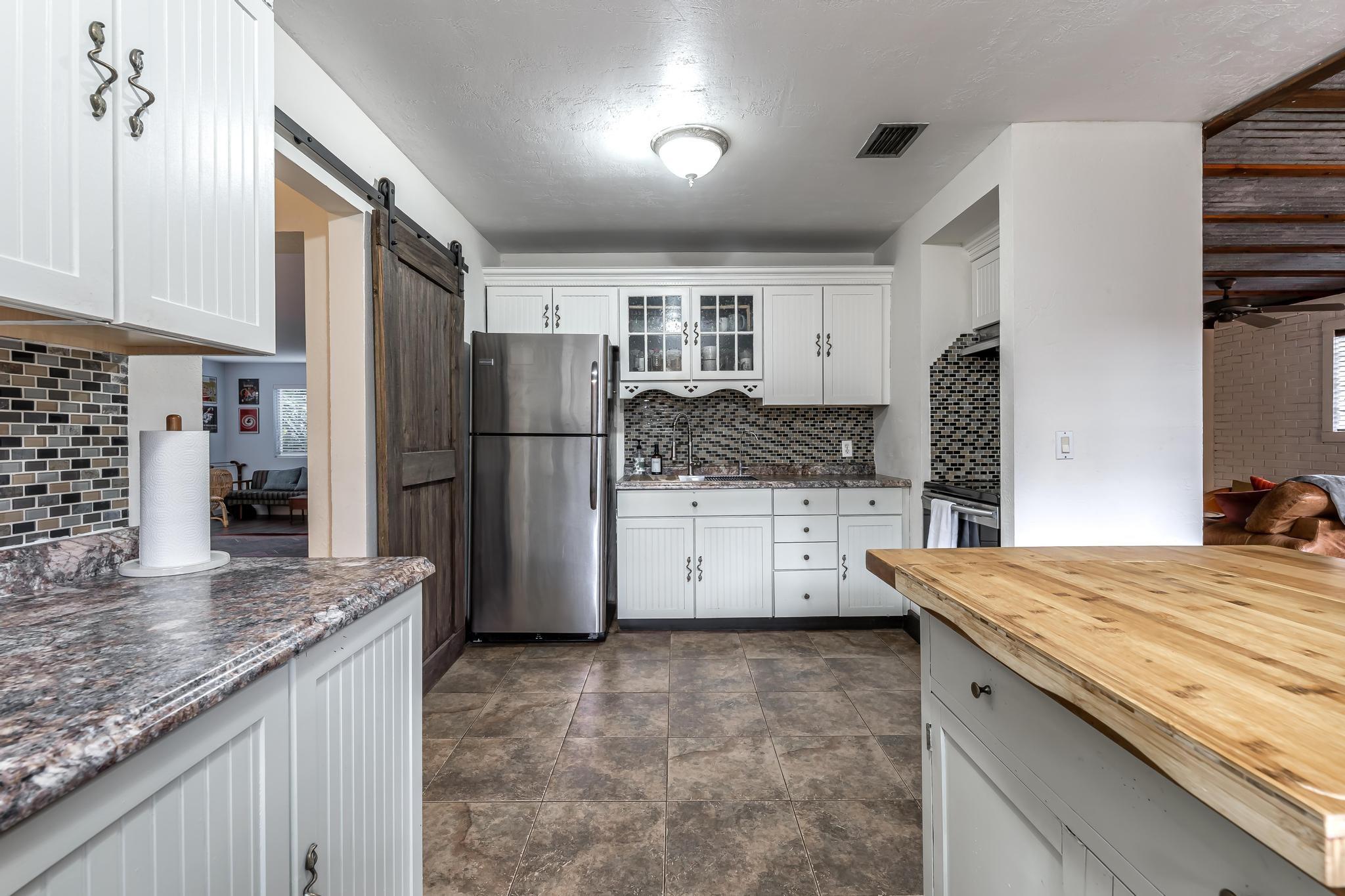 Newly refinished Kitchen