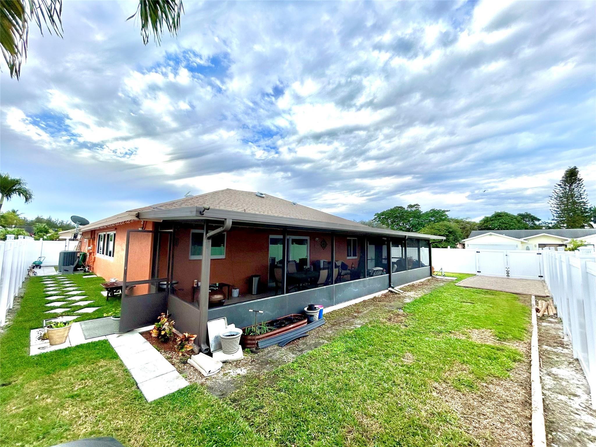 NE Corner of property