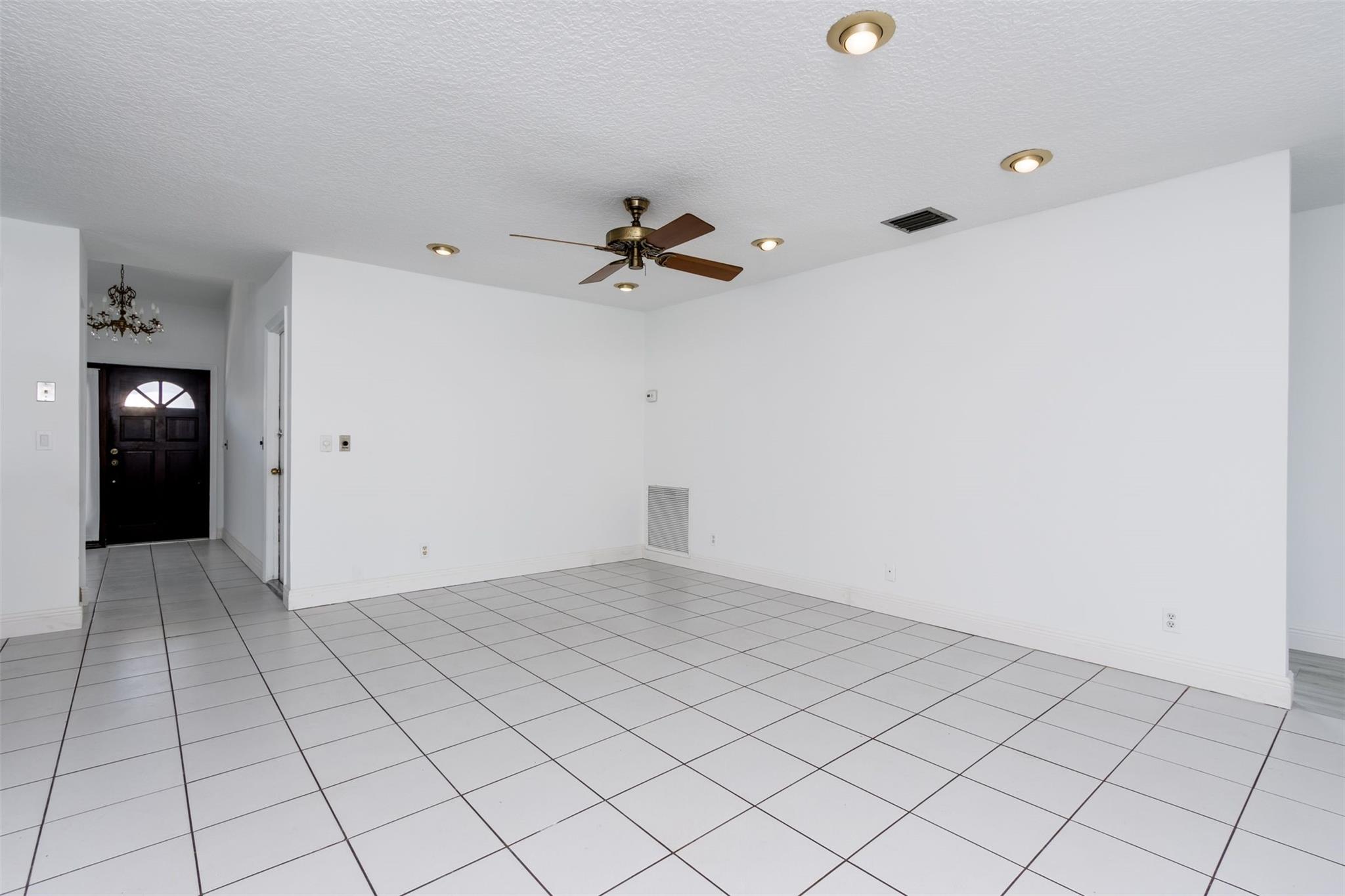 Family room looking toward foyer