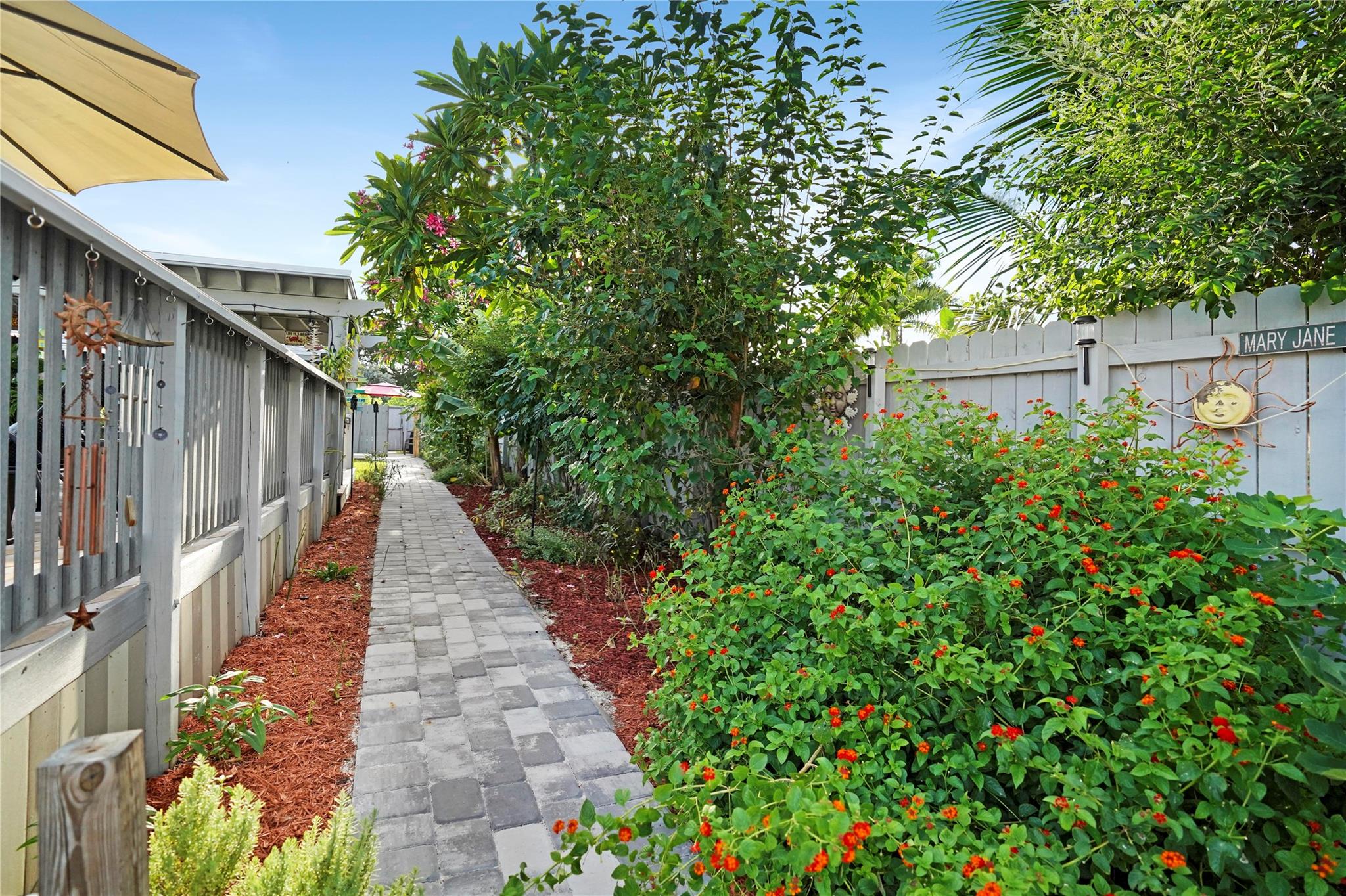 Walkway to RV / Boat Area