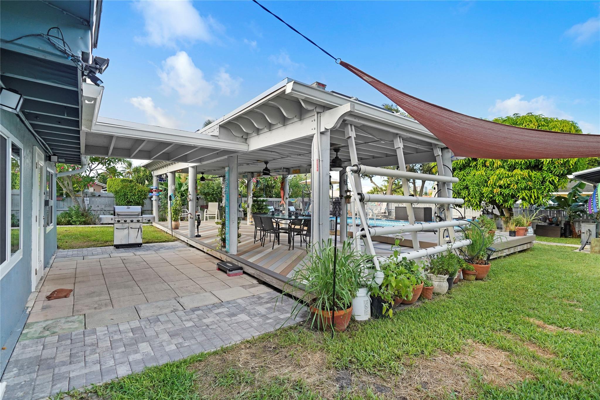 Pergola w hydroponics