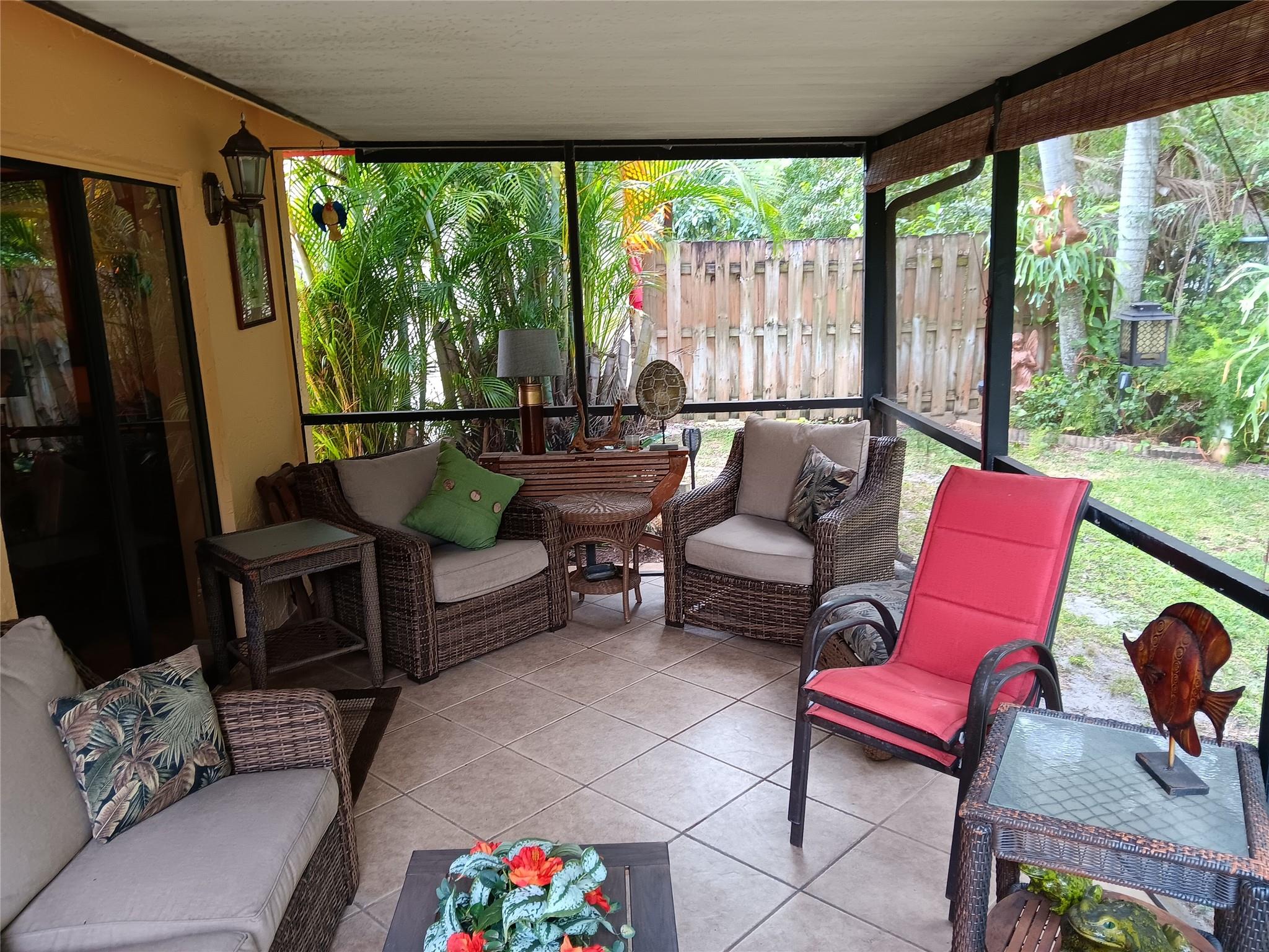 Roofed Screened Porch