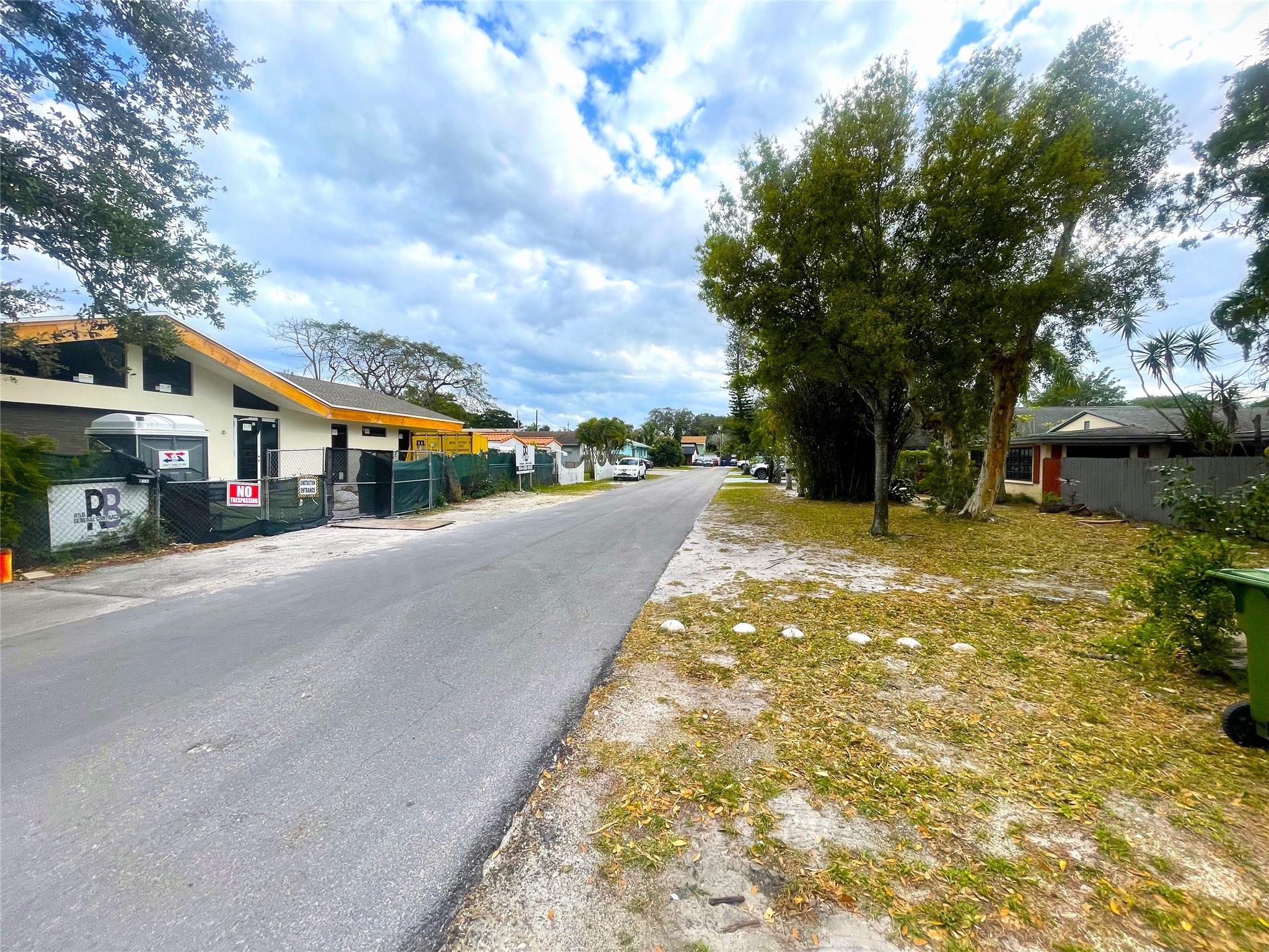 Street View from 2715 NE 6th Lane - photo of new construction across the street - view looking South on NE 6th Ln.