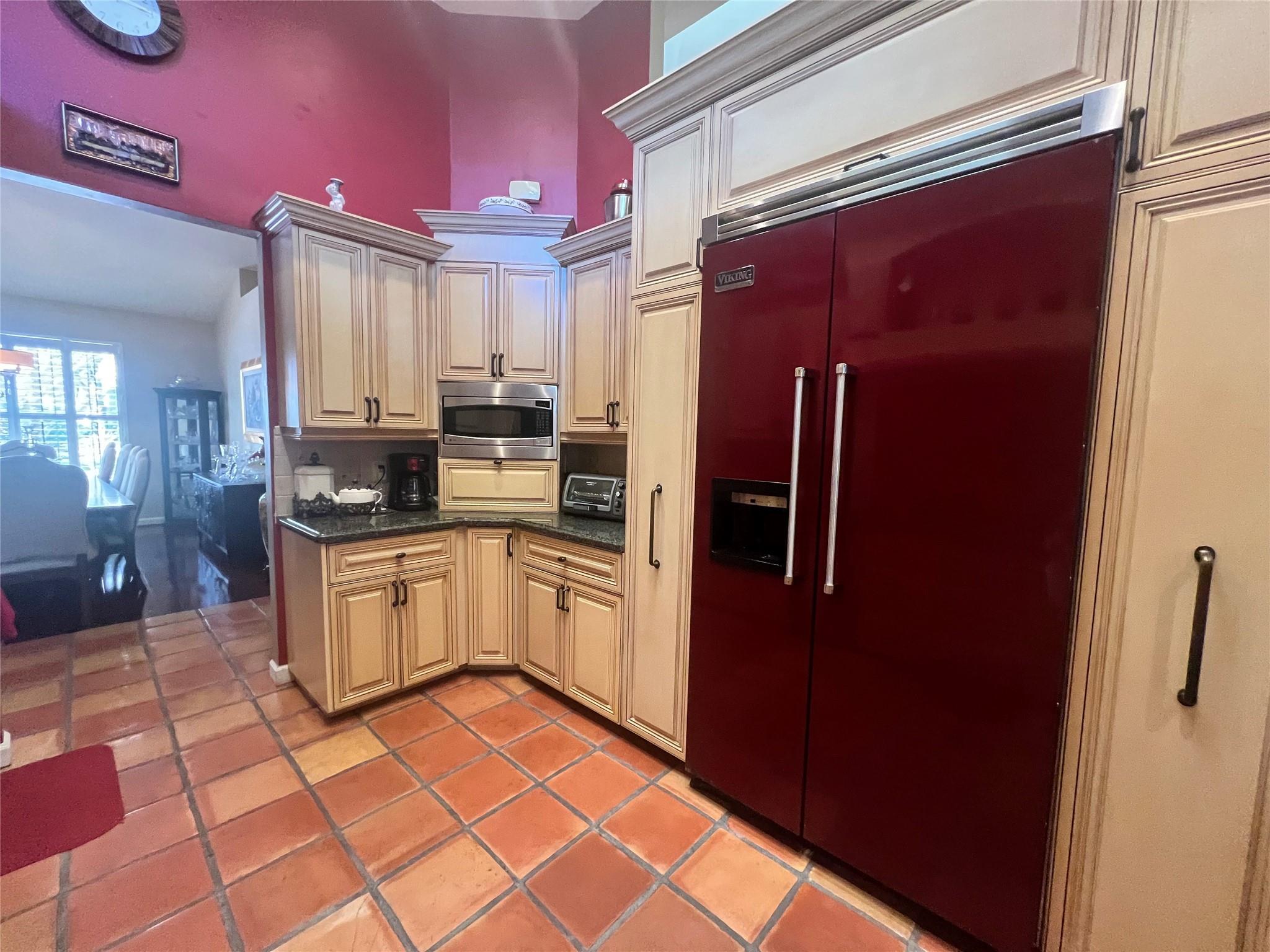 Kitchen with Viking Appliances and Thermidor Cooktop along with Dual Ovens