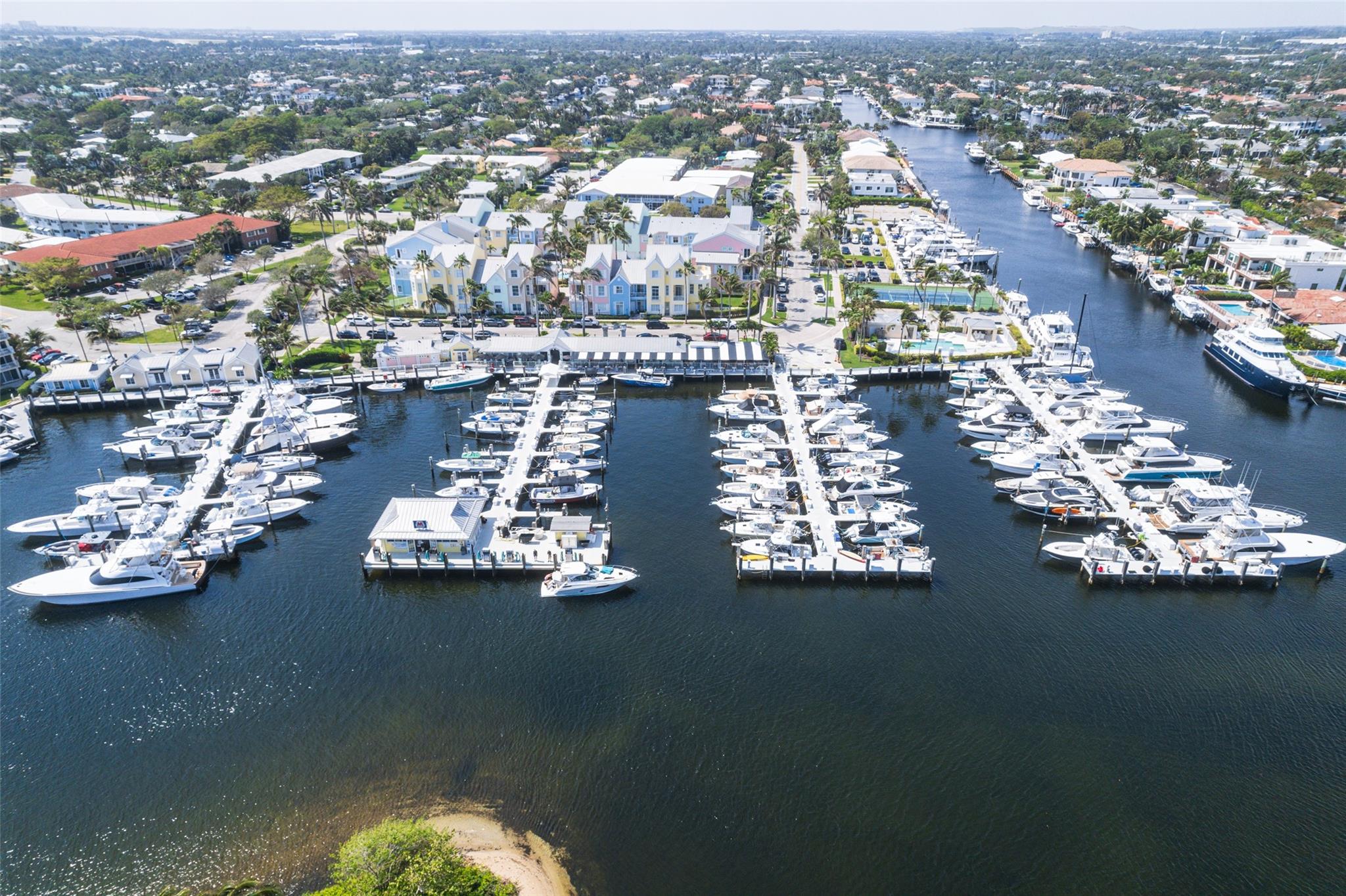 Breathtaking and rarely available Tillotson Square located at Lighthouse Point Marina