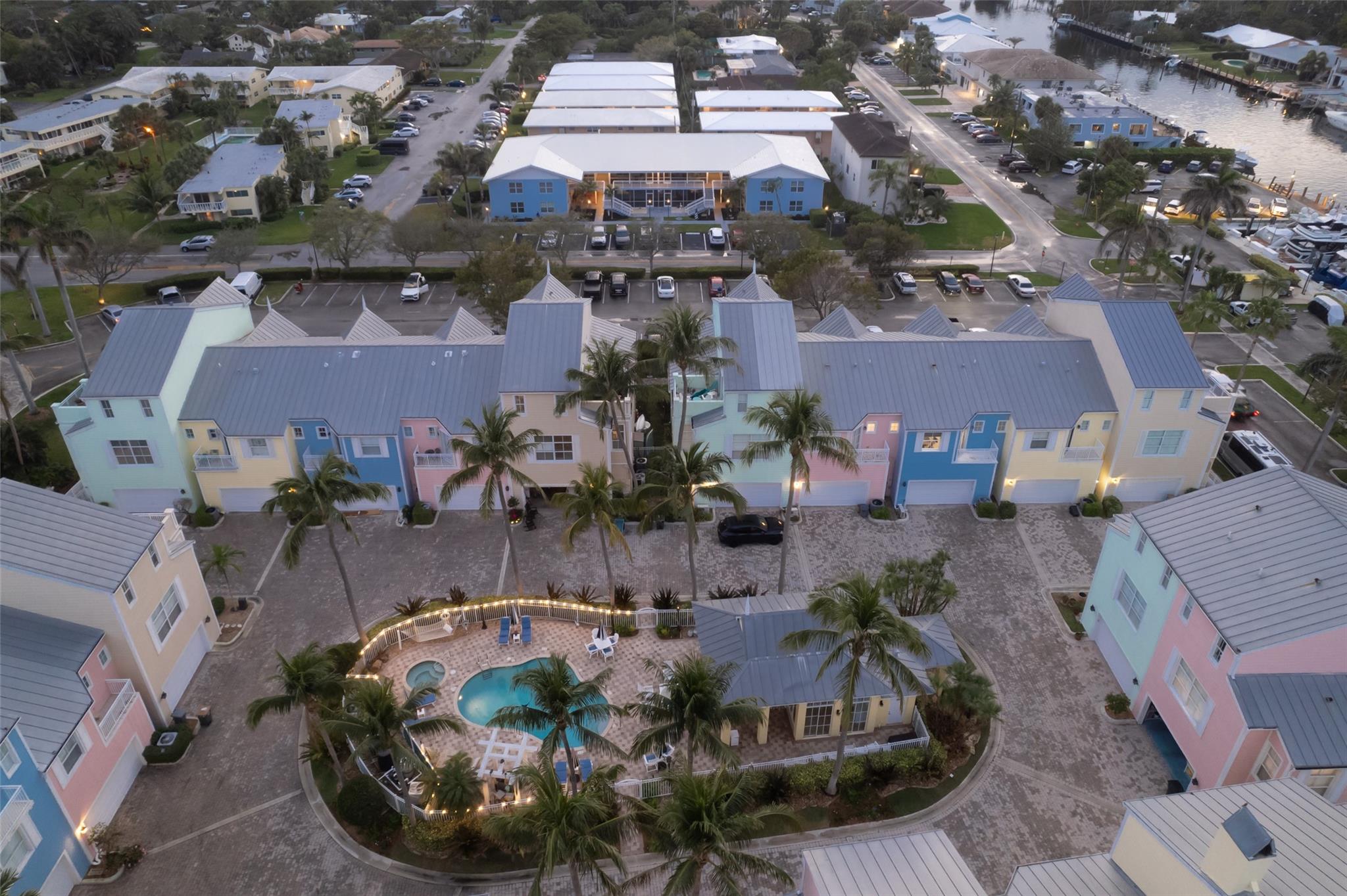 Charming Key West style and colors in this quaint community