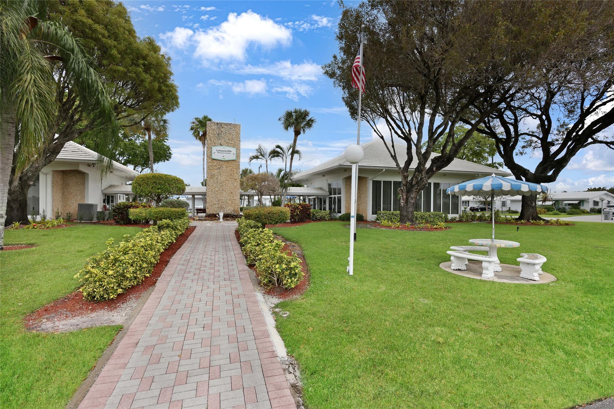 Main Clubhouse with on-site office.