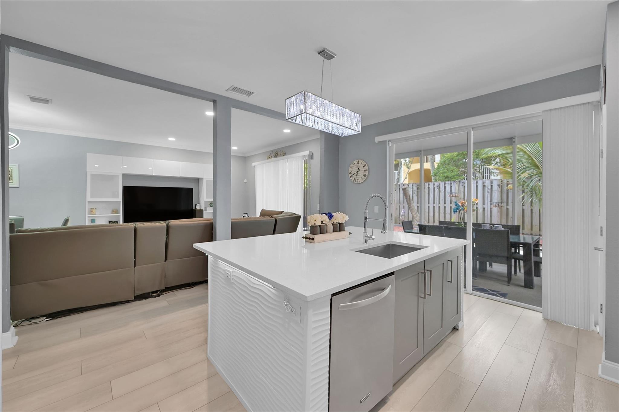 Kitchen - open to family room and dining room