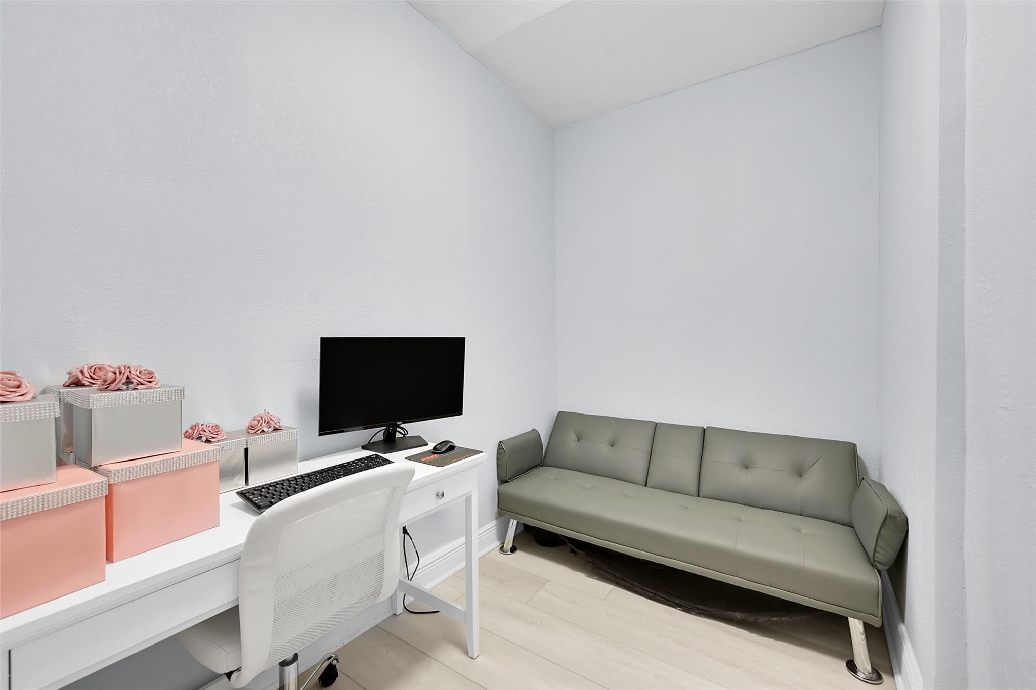 Bonus room - flex room being used as an office located on the main level of the home.