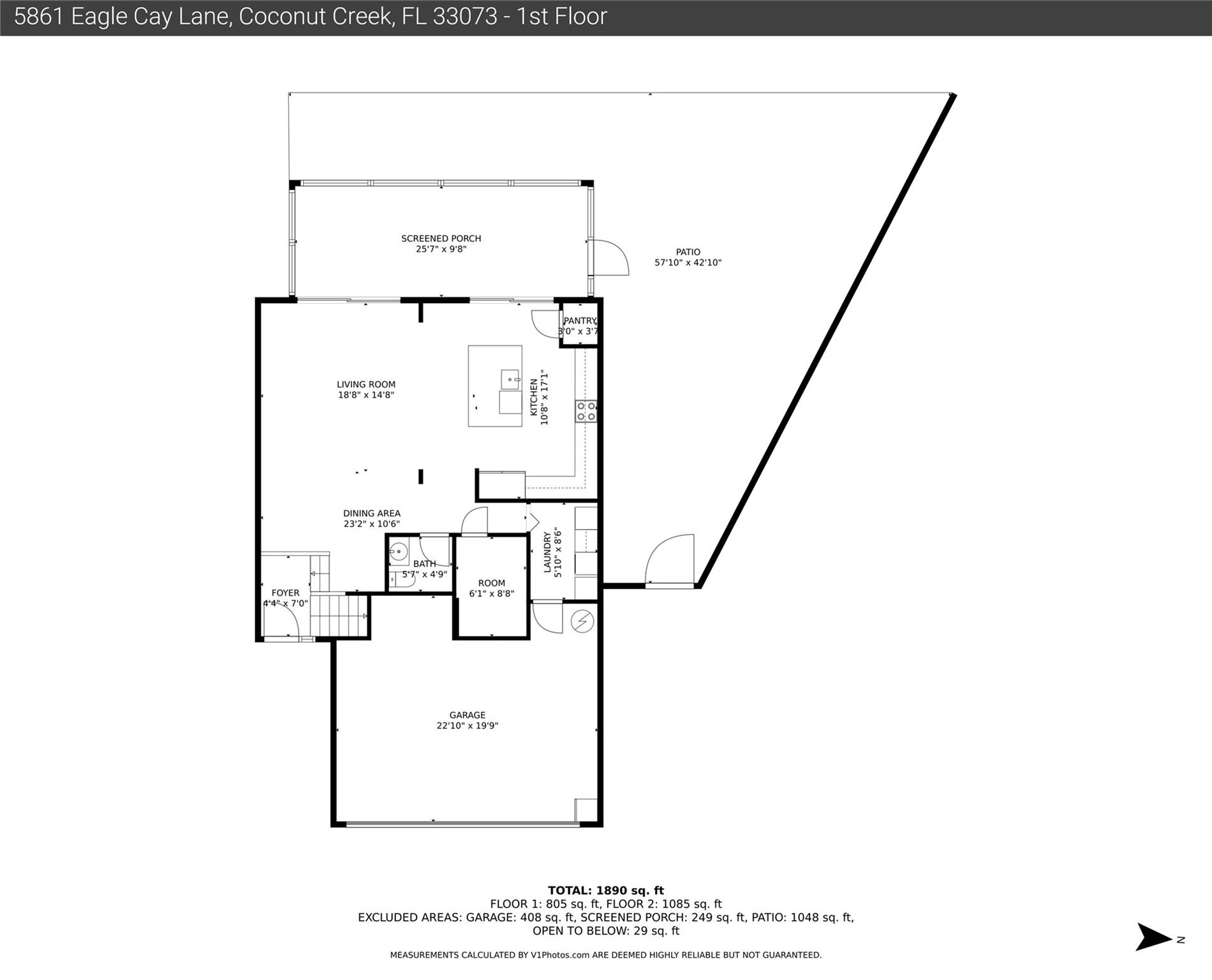 Floor plan - 1st floor