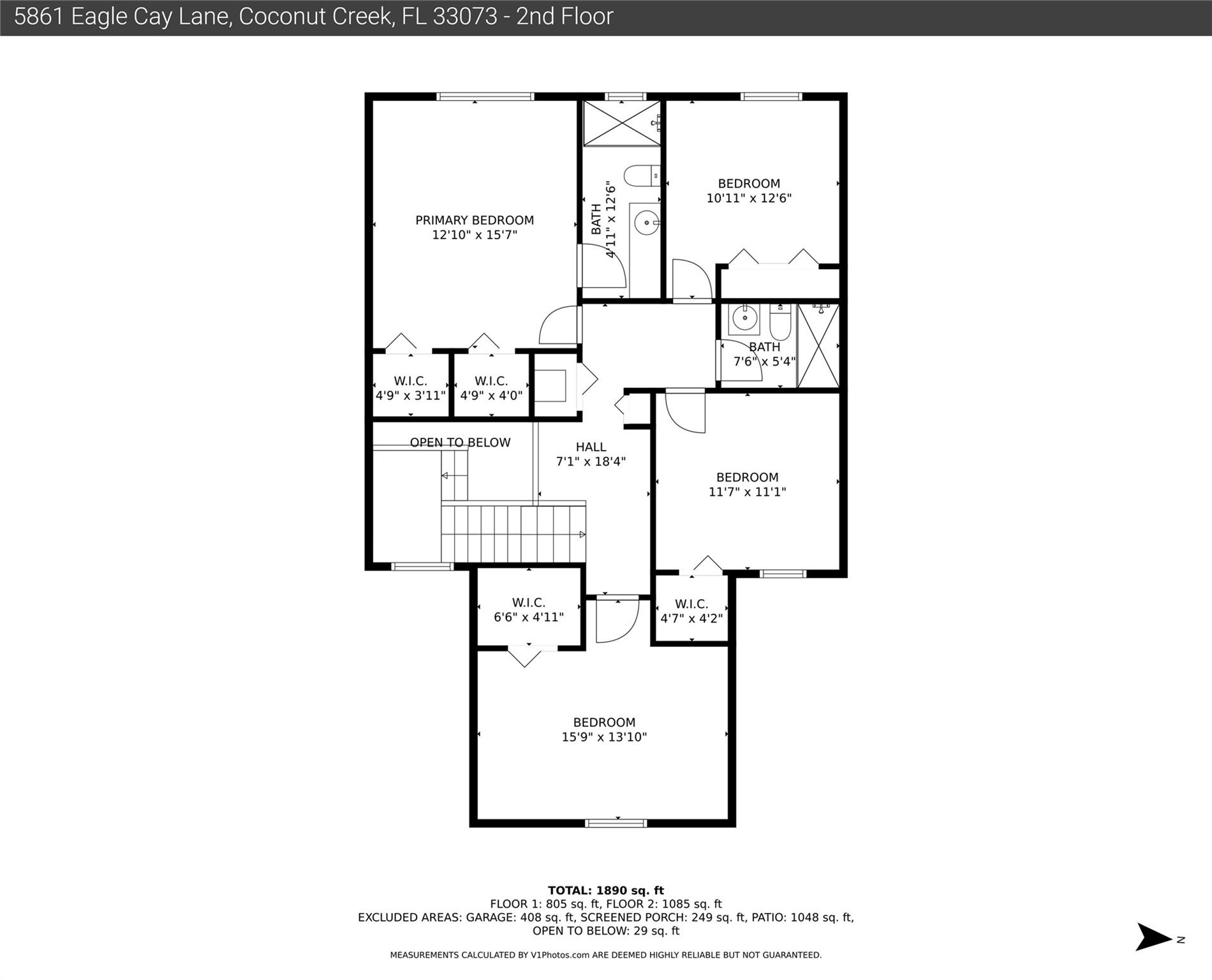 2nd floor - floor plan