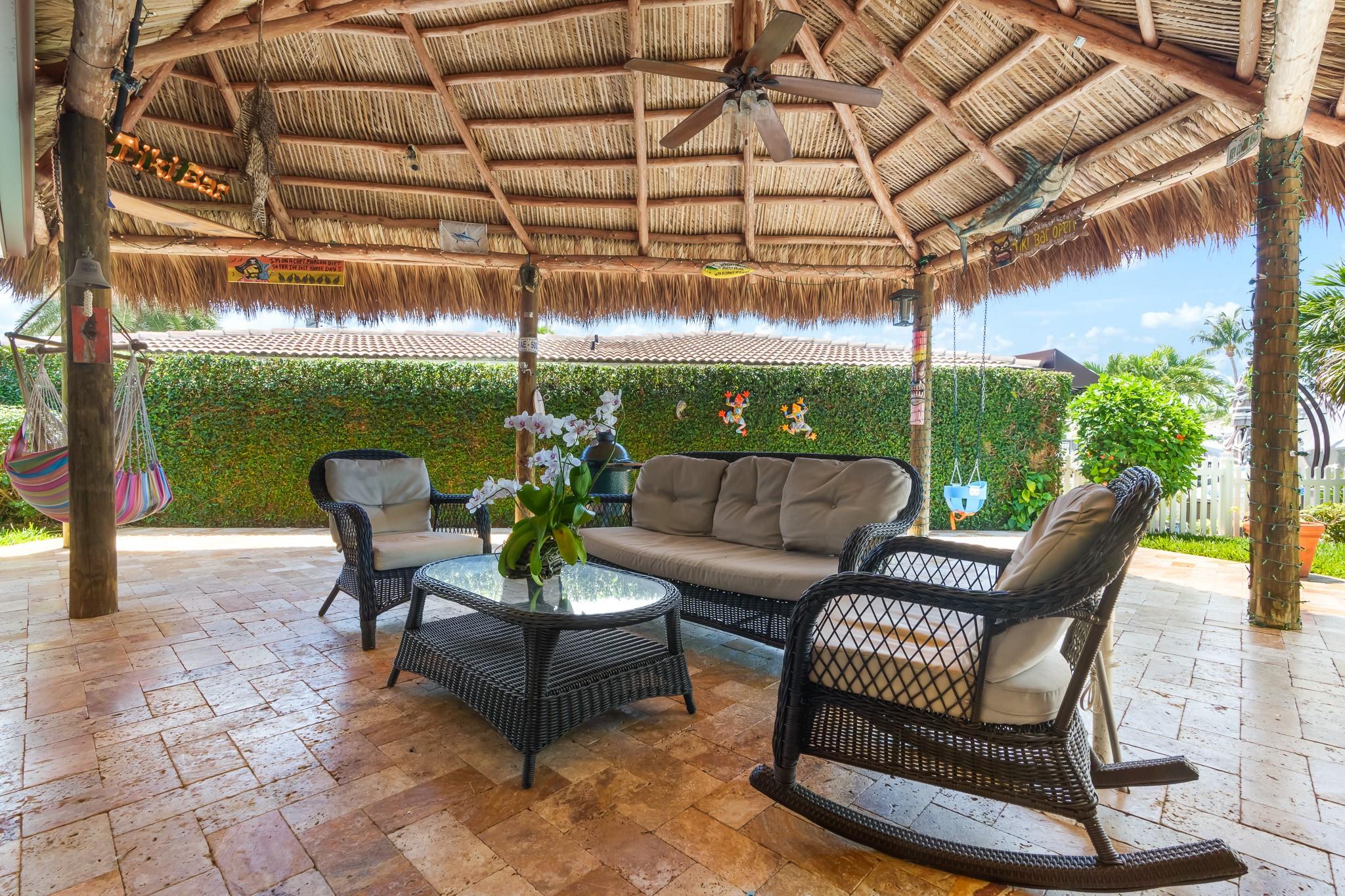 Plenty of room here for a summer kitchen!