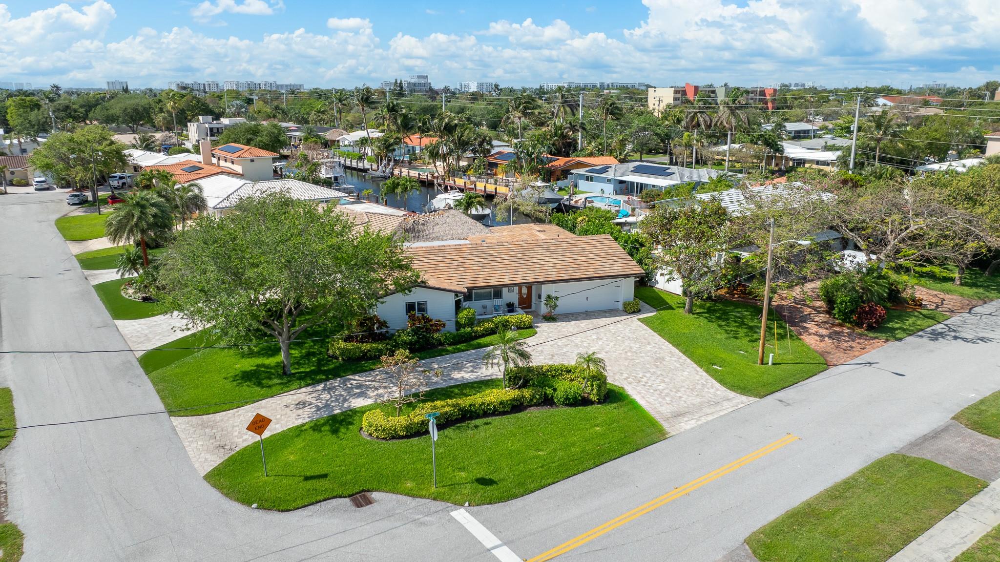 Look at that gorgeous, corner lot!