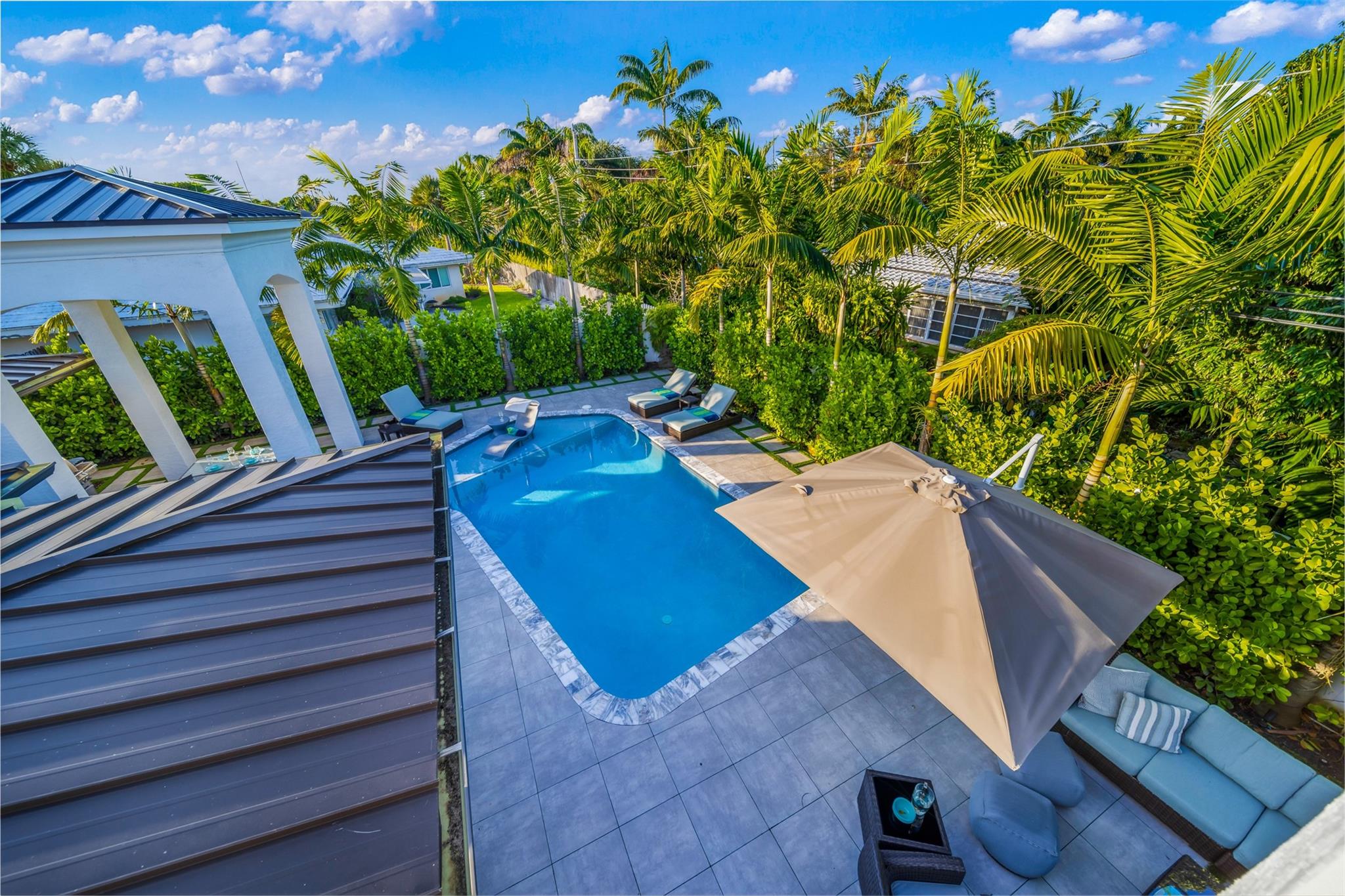 Views from the second floor terrace.