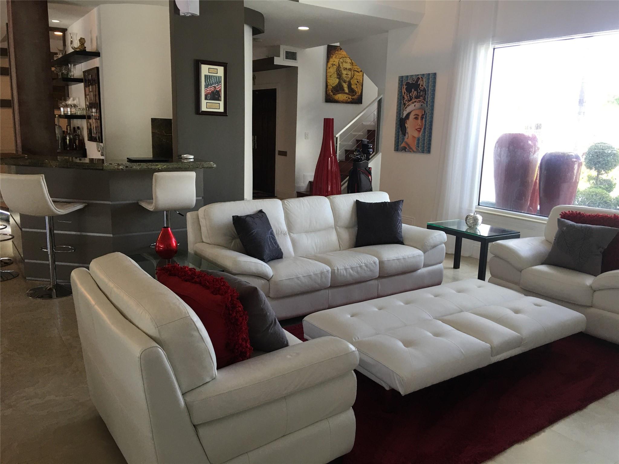 LIVING ROOM- GORGEOUS WHITE FURNITURE