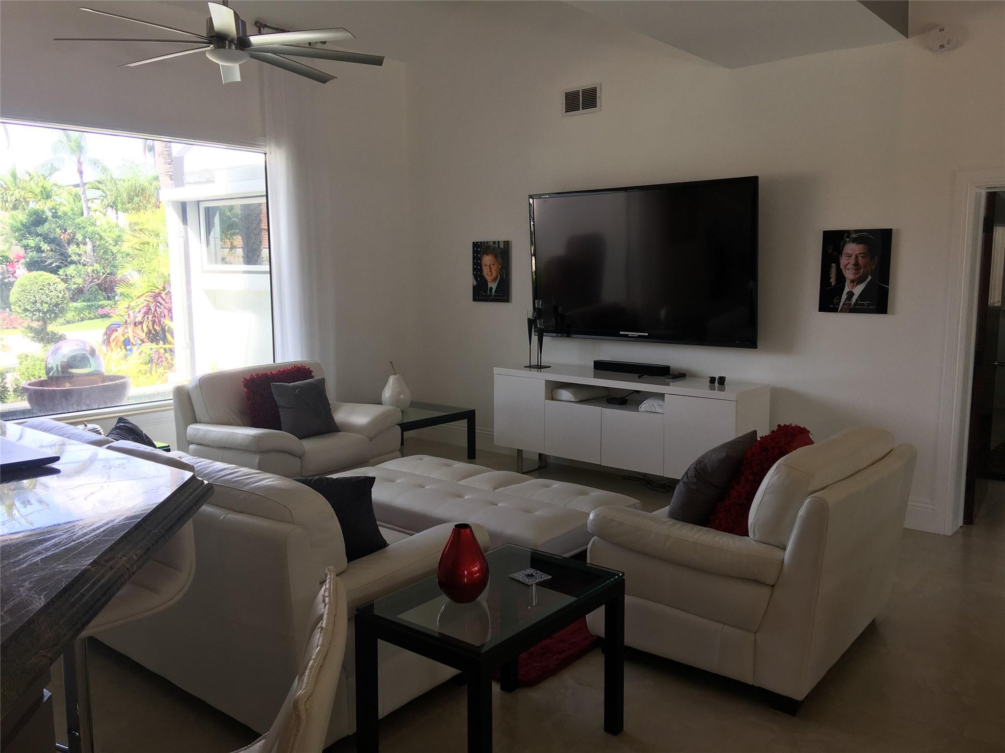 LIVING ROOM- LARGE SCREEN TV