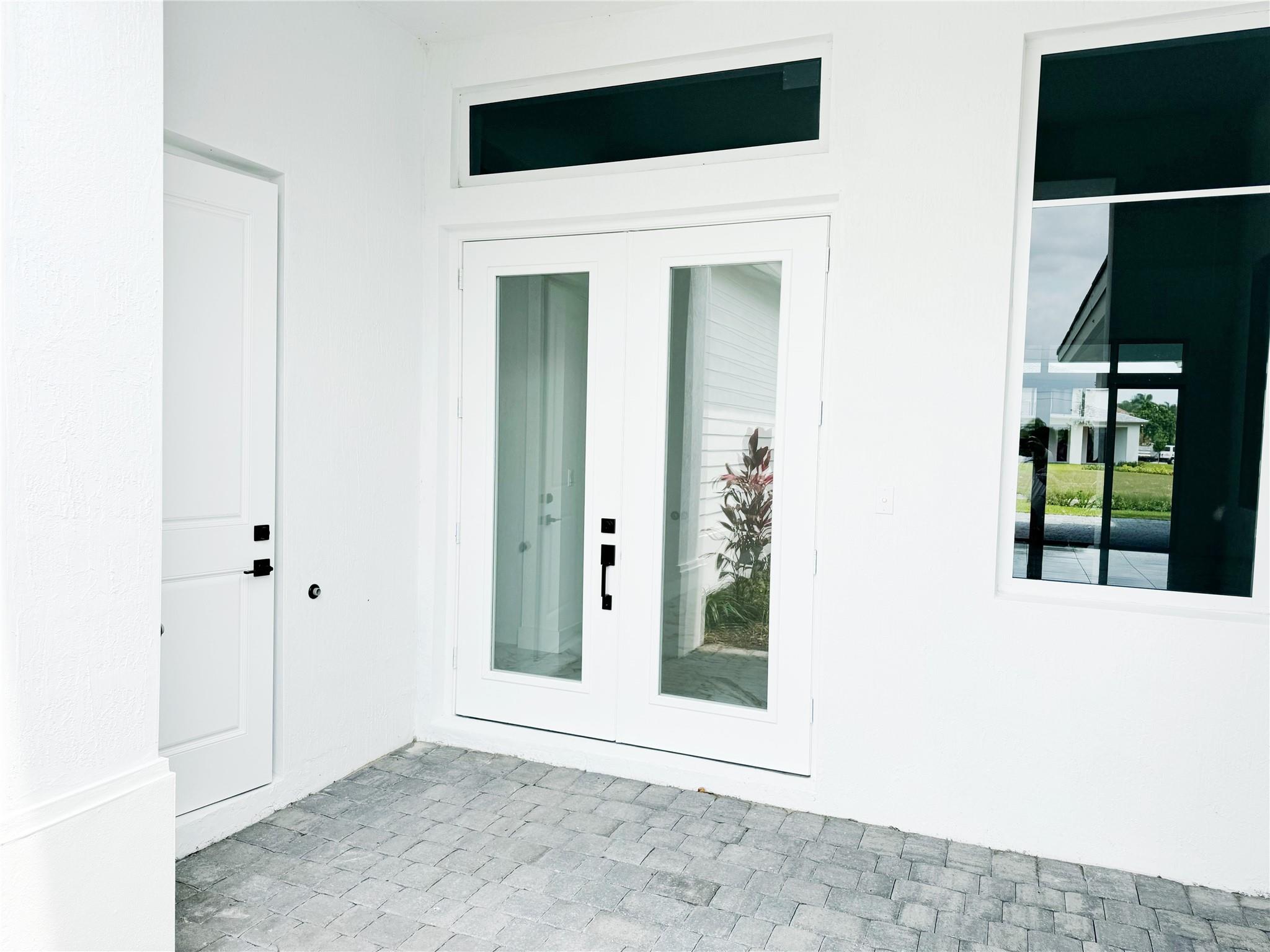 Main entrance to the house and the In laws