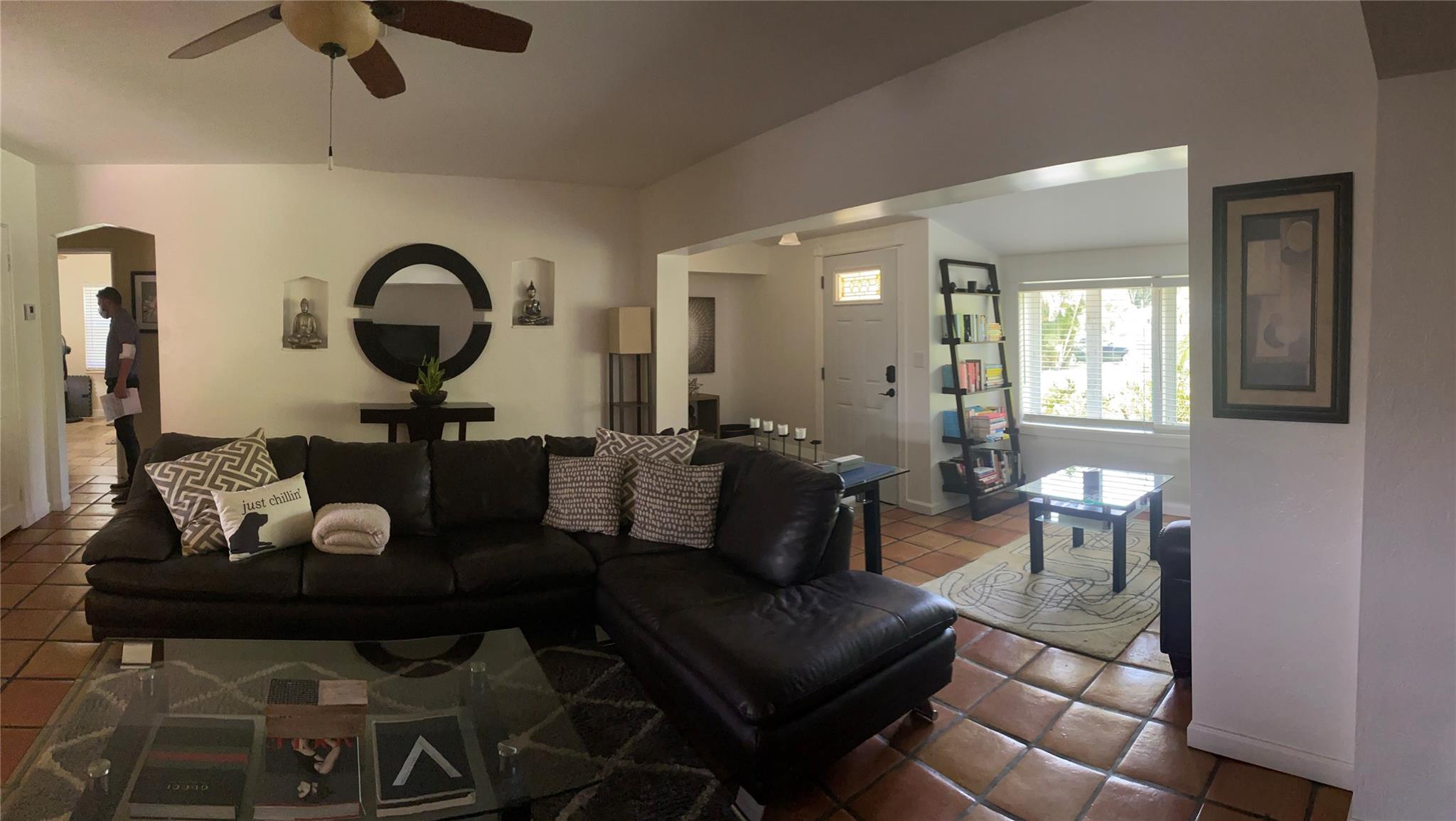 Living room furnished