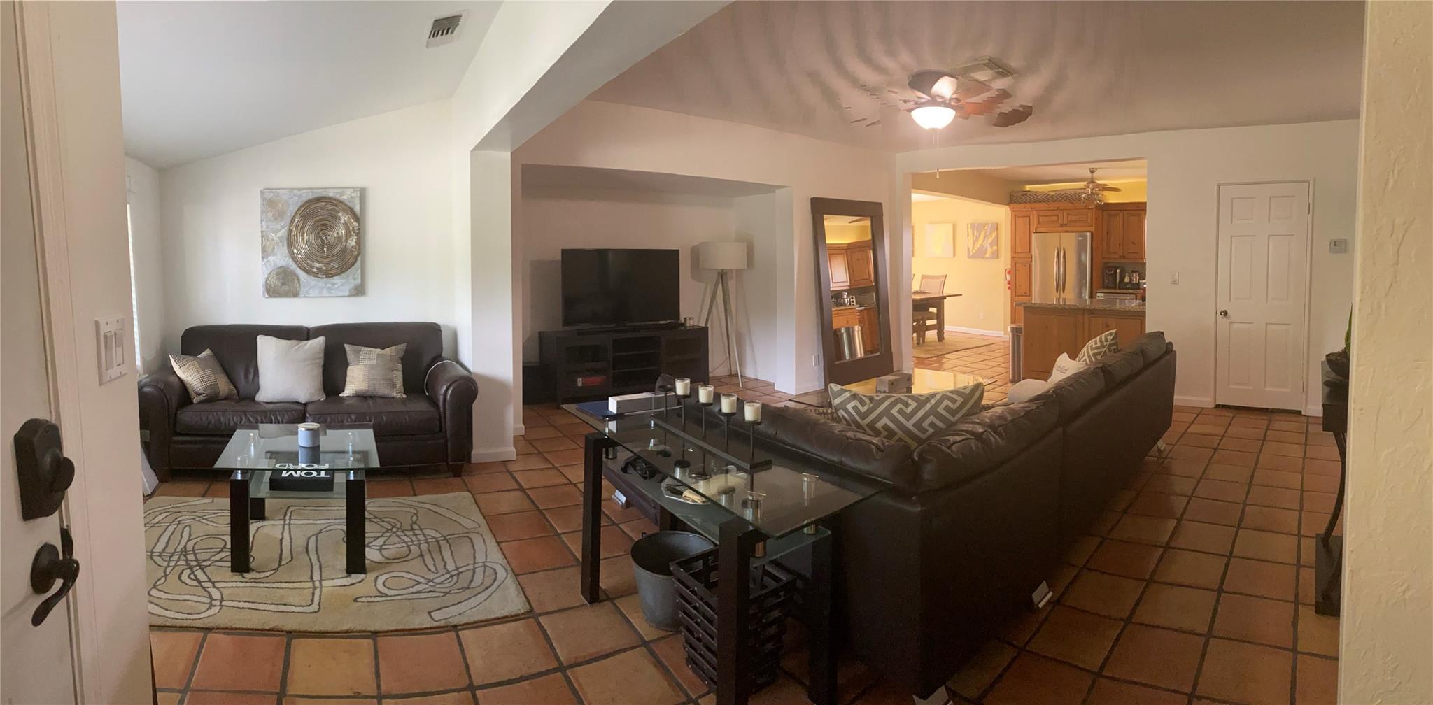 Living room furnished