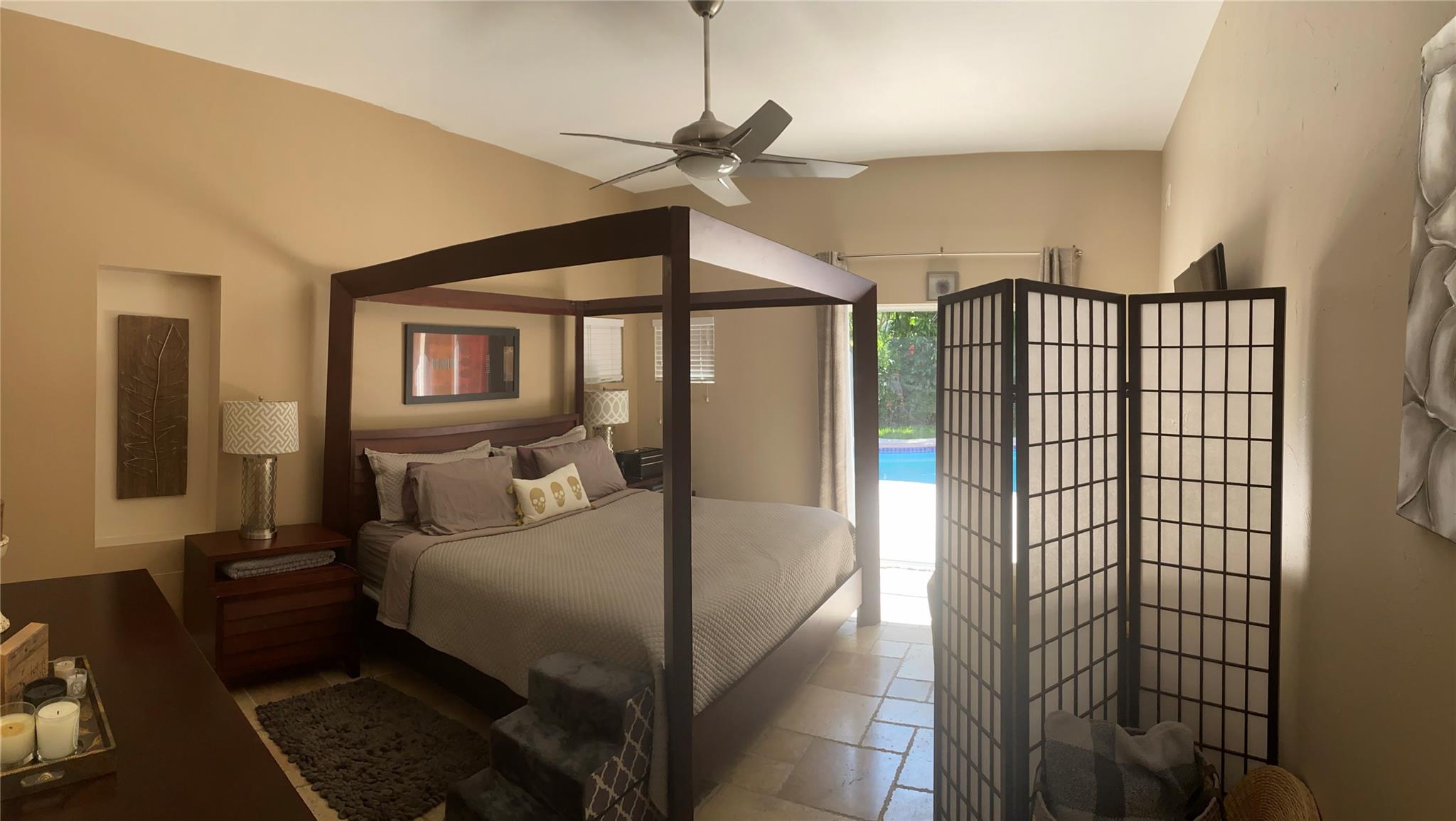 Main bedroom furnished