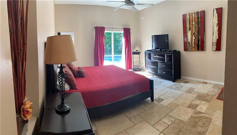 Main bedroom furnished