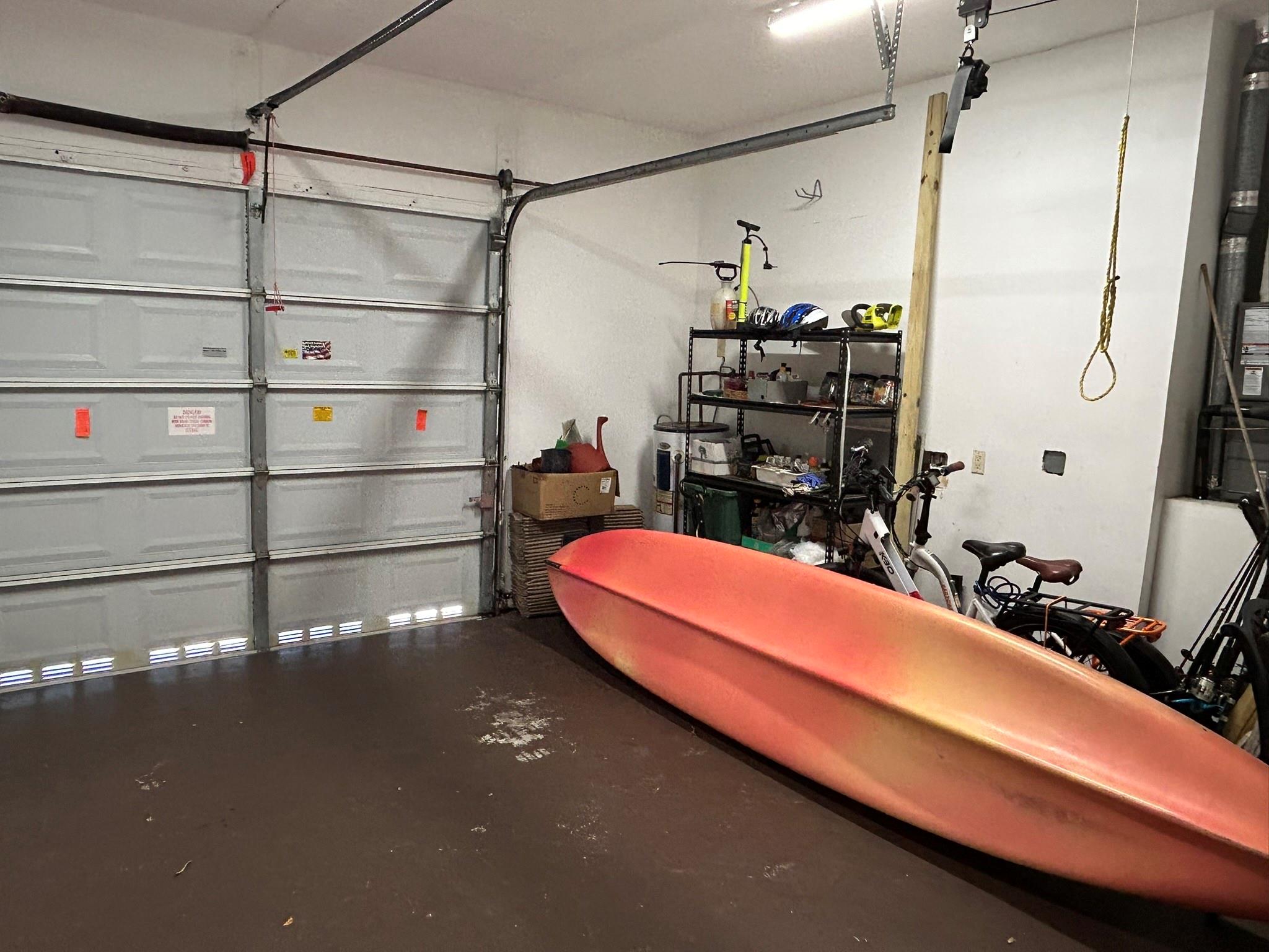 Oversized one car garage