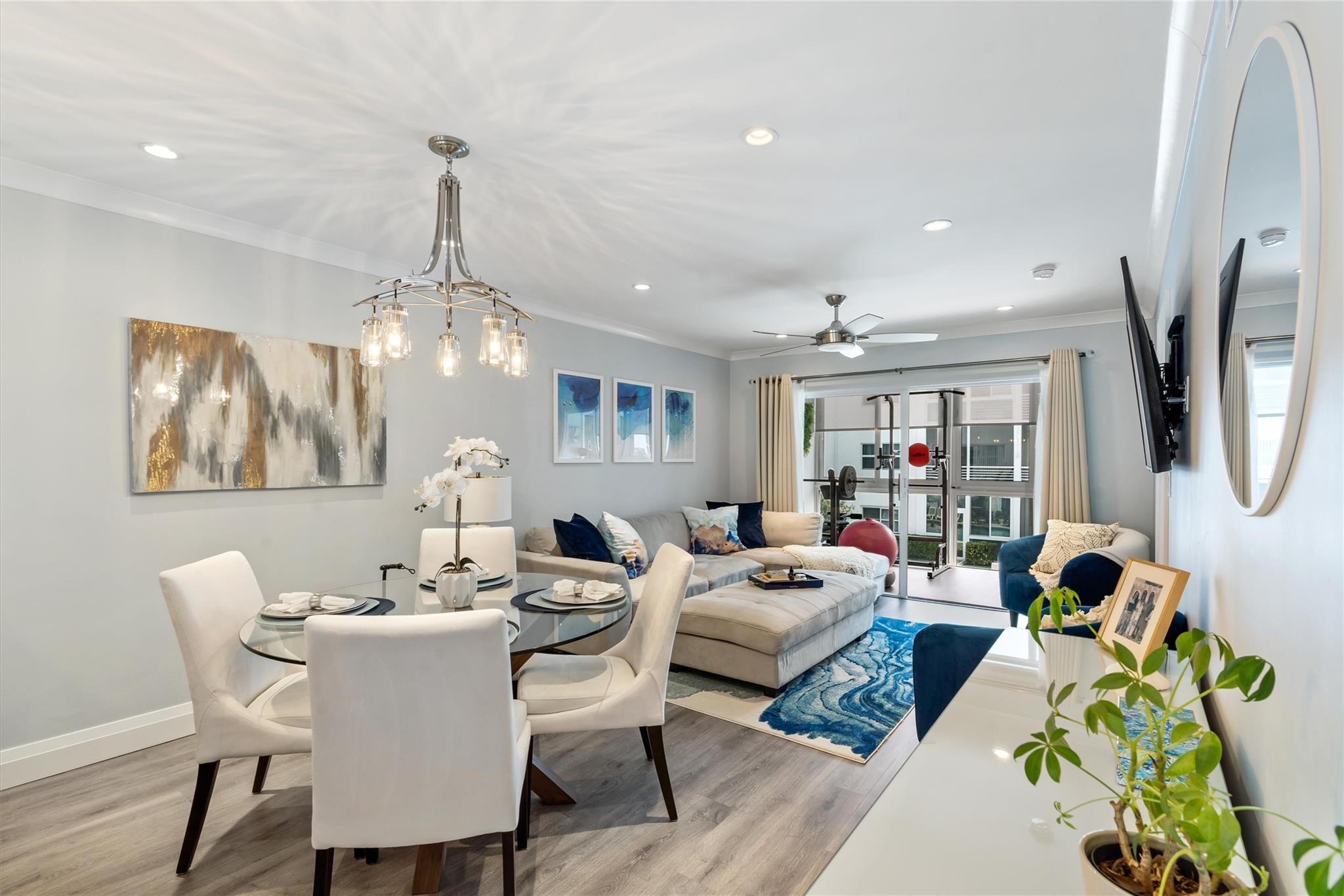 Dining Room & Living Room