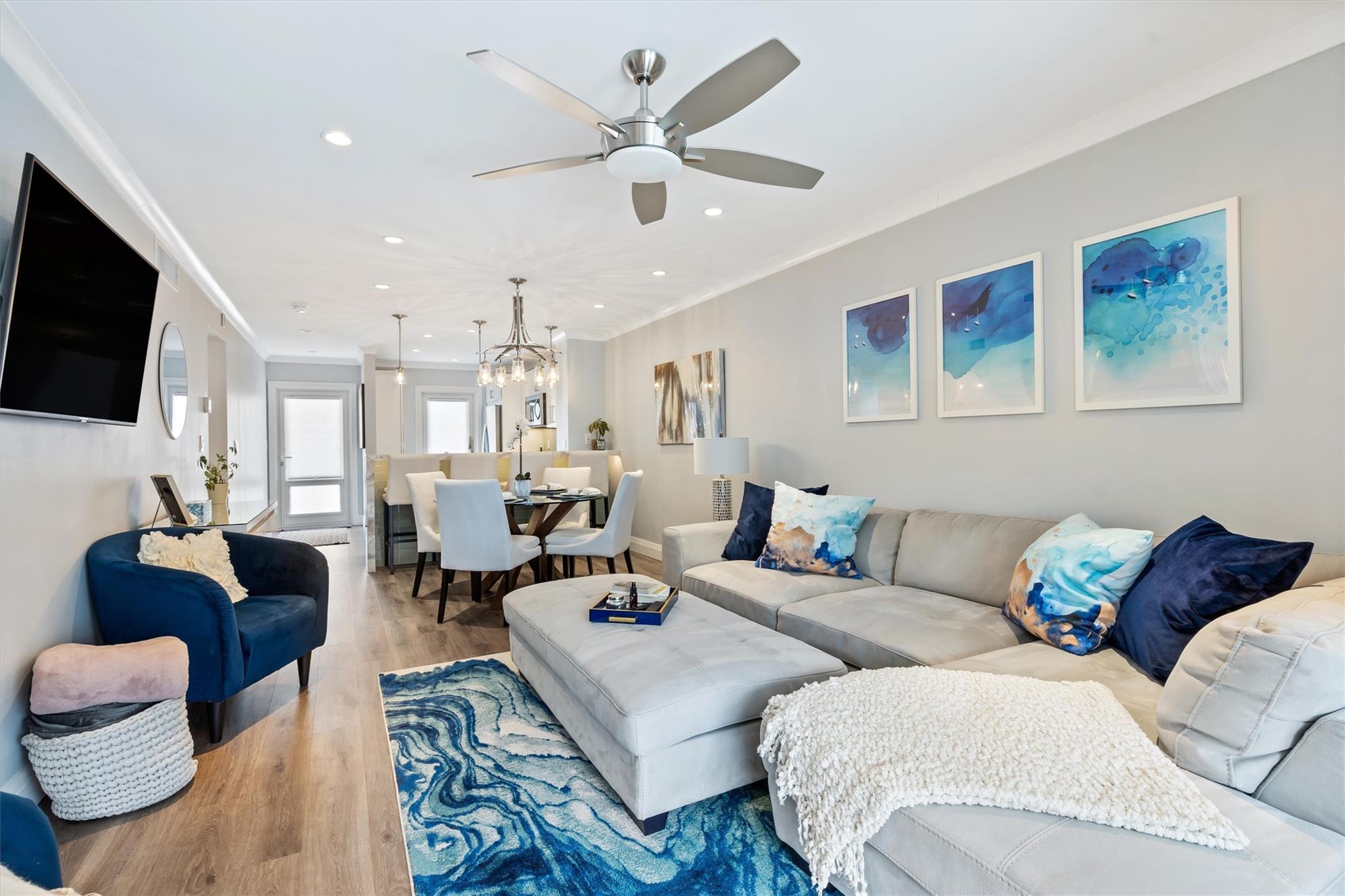 Living Room and Dining Room