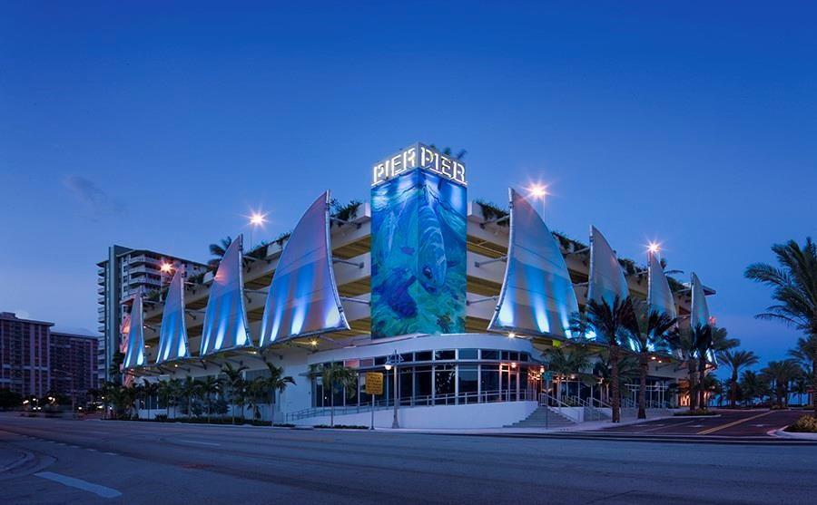 Pompano Beach at Night