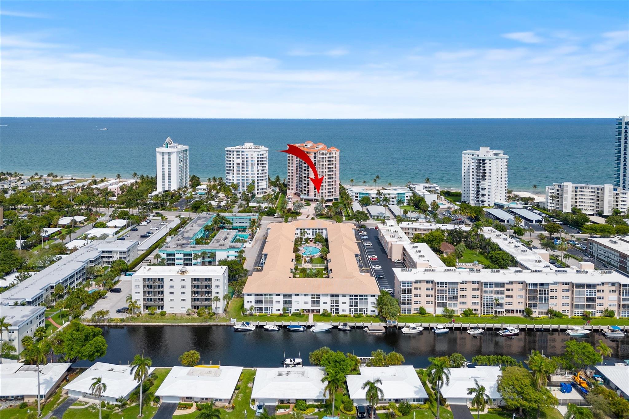 Panoramic View of NLG, Waterfront Docks and Beach!