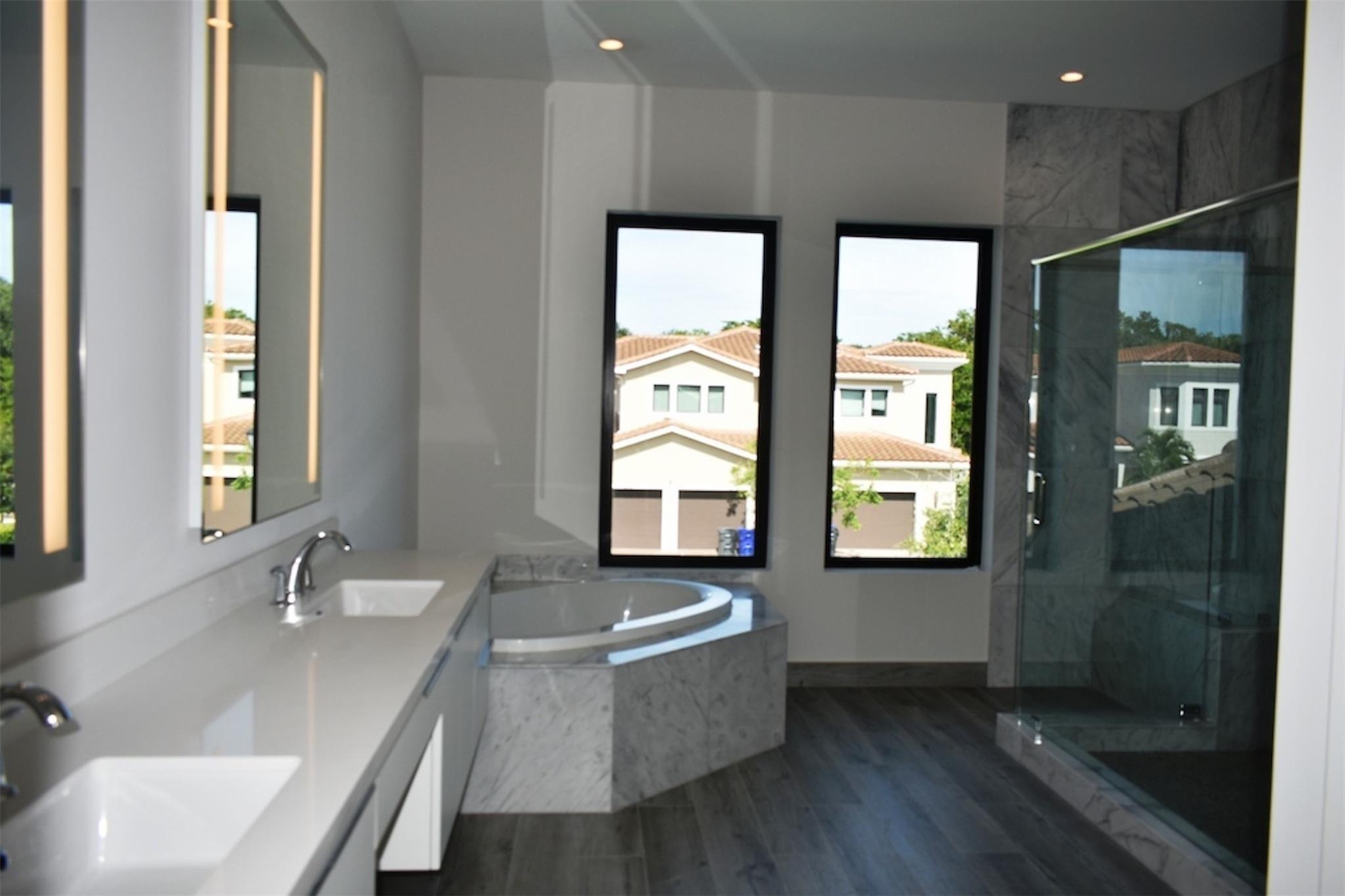 Master Bath - previously built Deerwood model