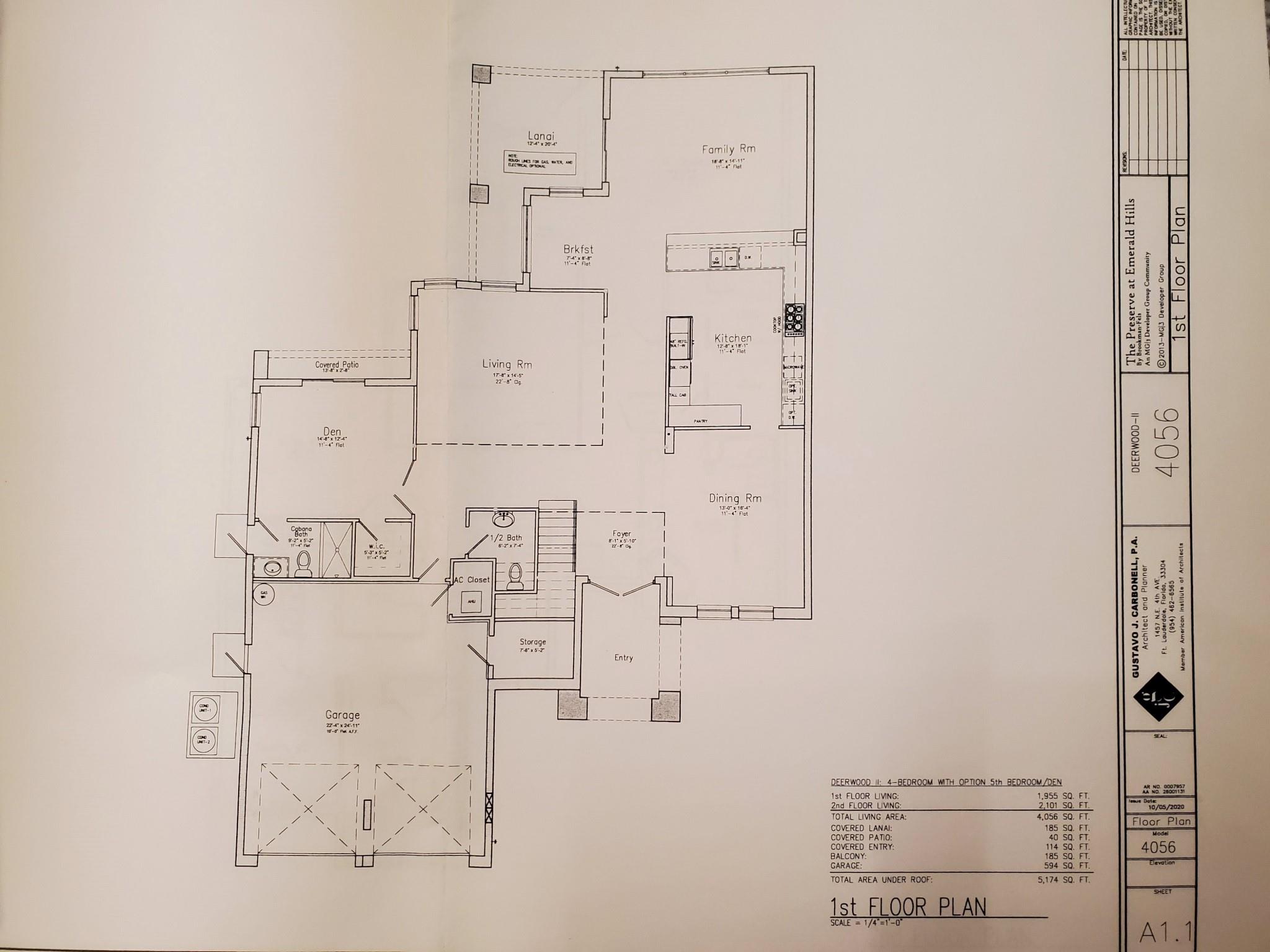 Floorplan Deerwood II 
First floor (kitchen has an island) See other