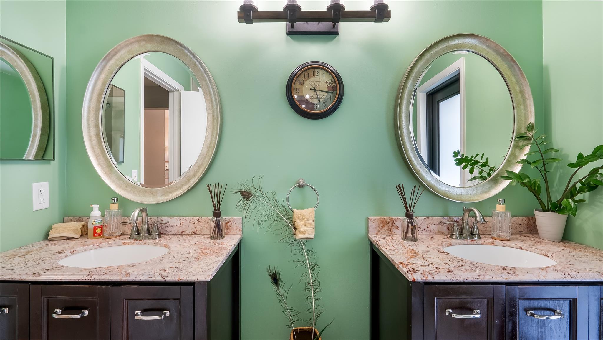 This bathroom radiates modern elegance