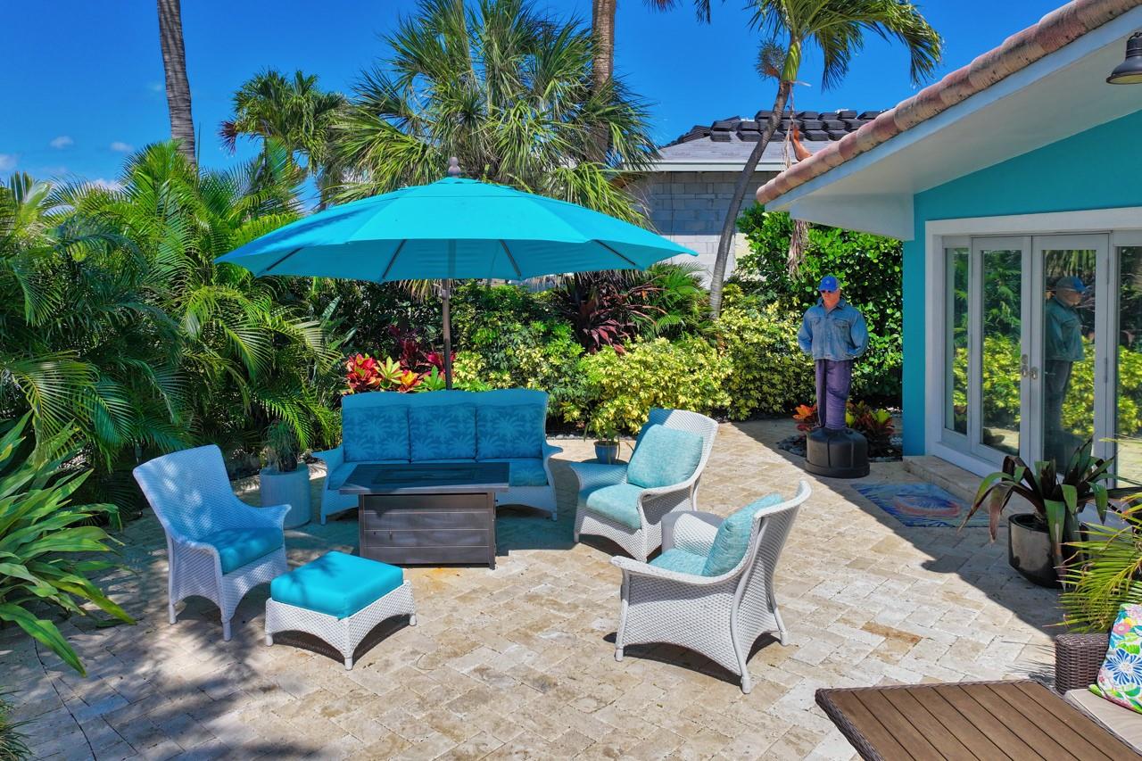 Patio outside the Master Bedroom