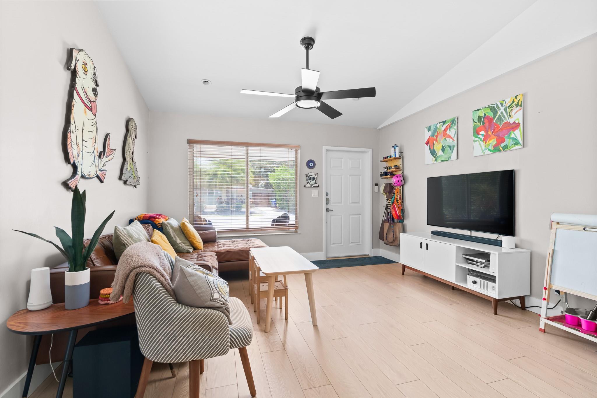 The rooms are all generously sized