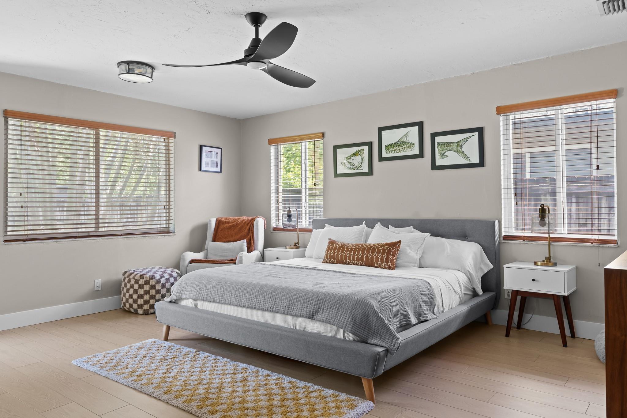Primary Bedroom with plenty of natural light and room to grow