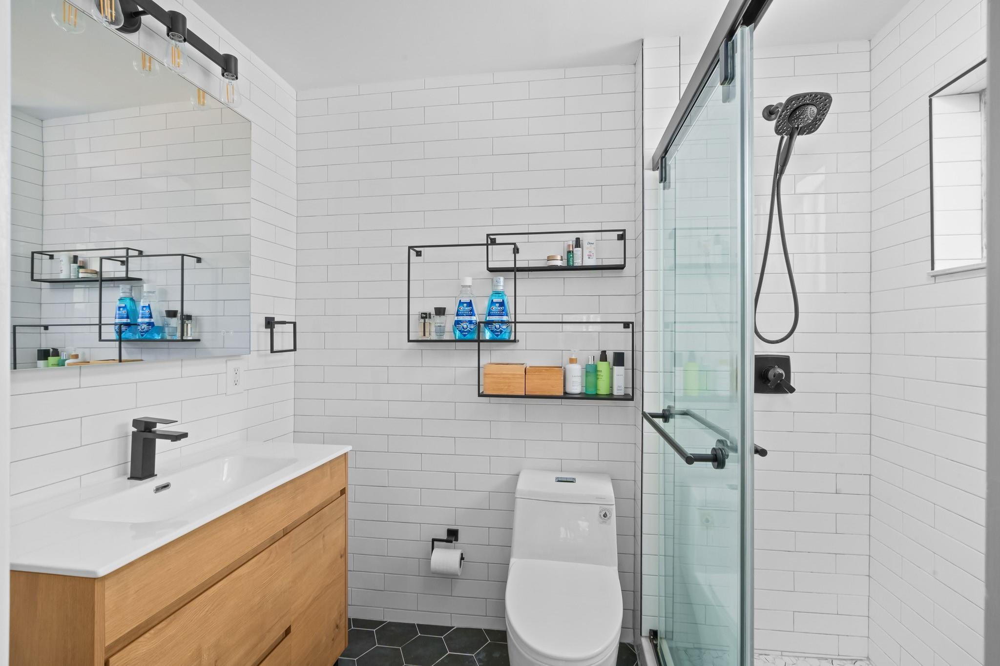 Beautifully remodeled bathroom