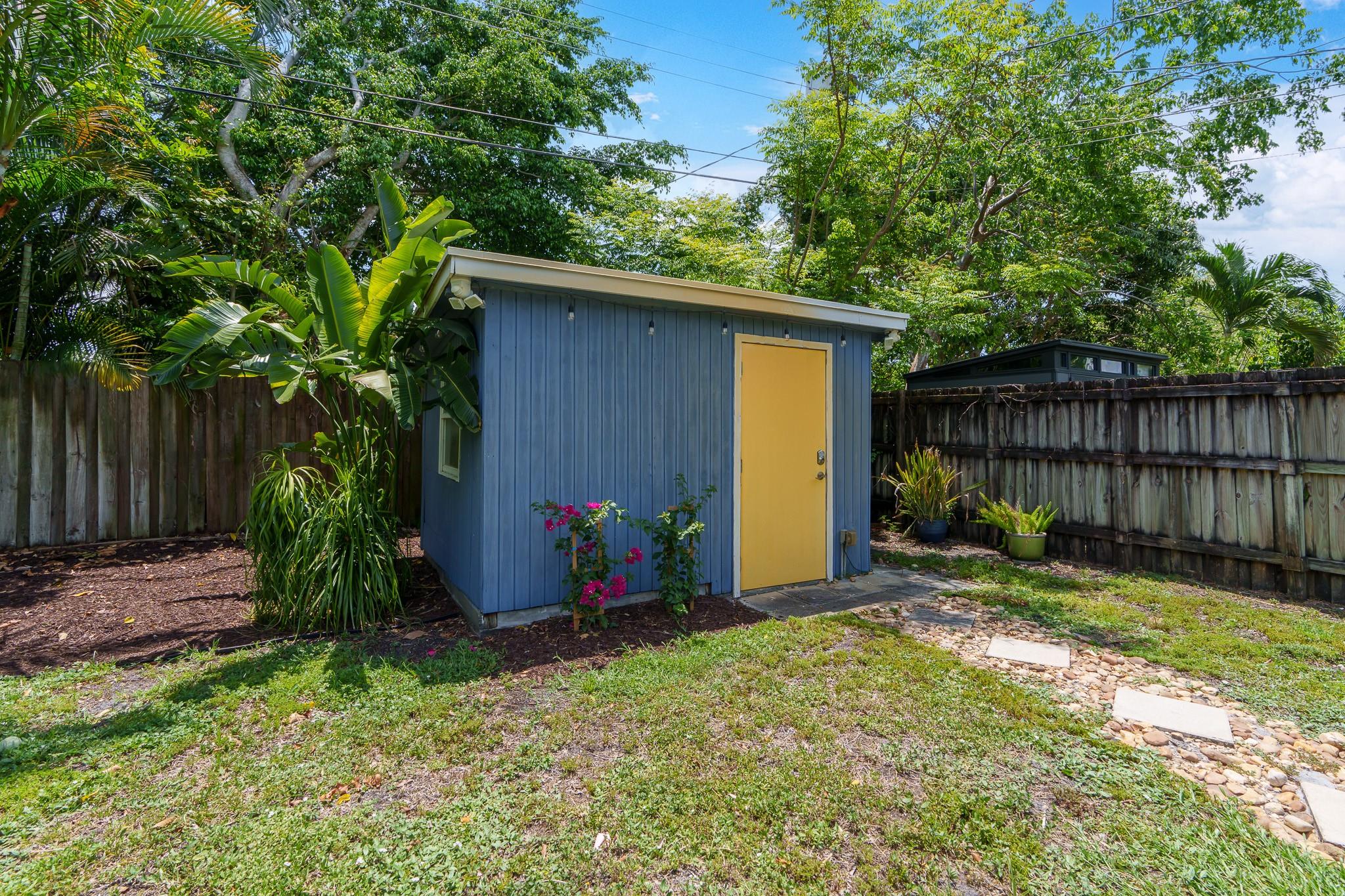 Perfect shed for your lawn and gardening equipment