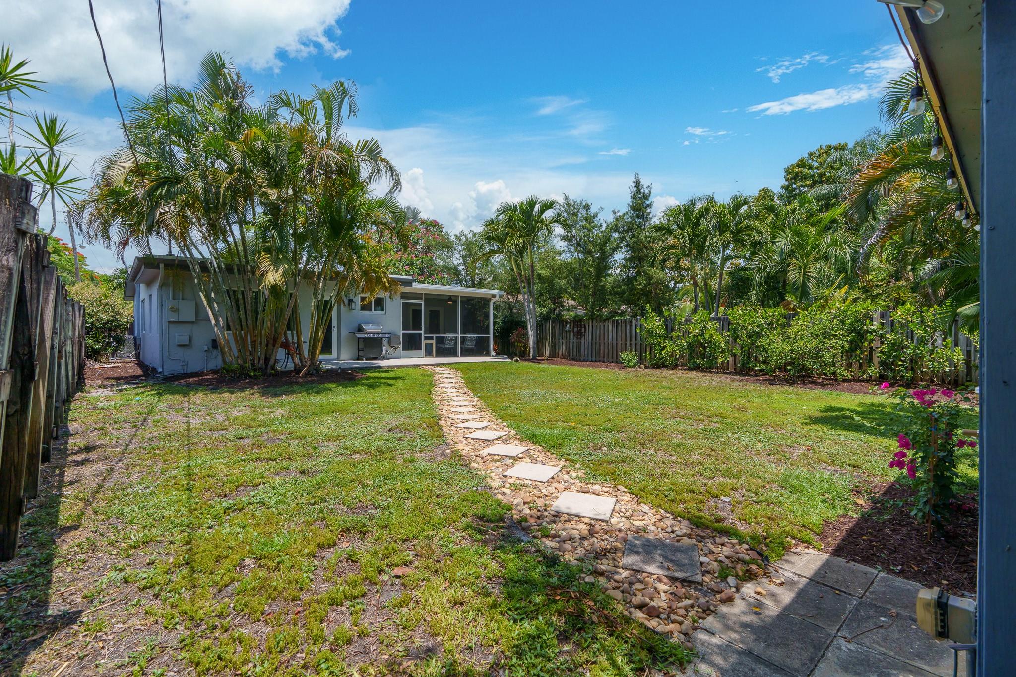 Walkway from Back Patio to Shed