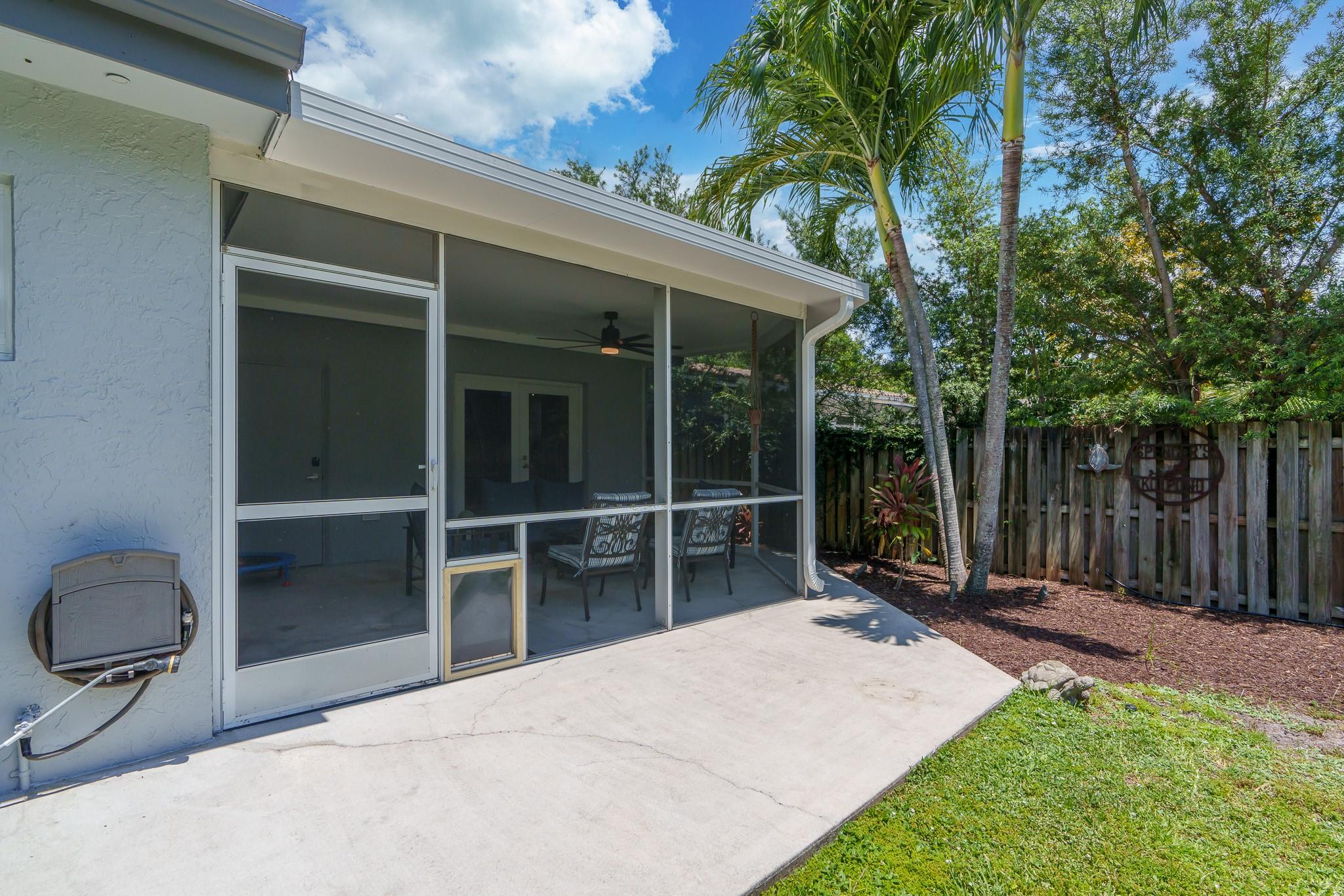 This Back Patio is wonderful!