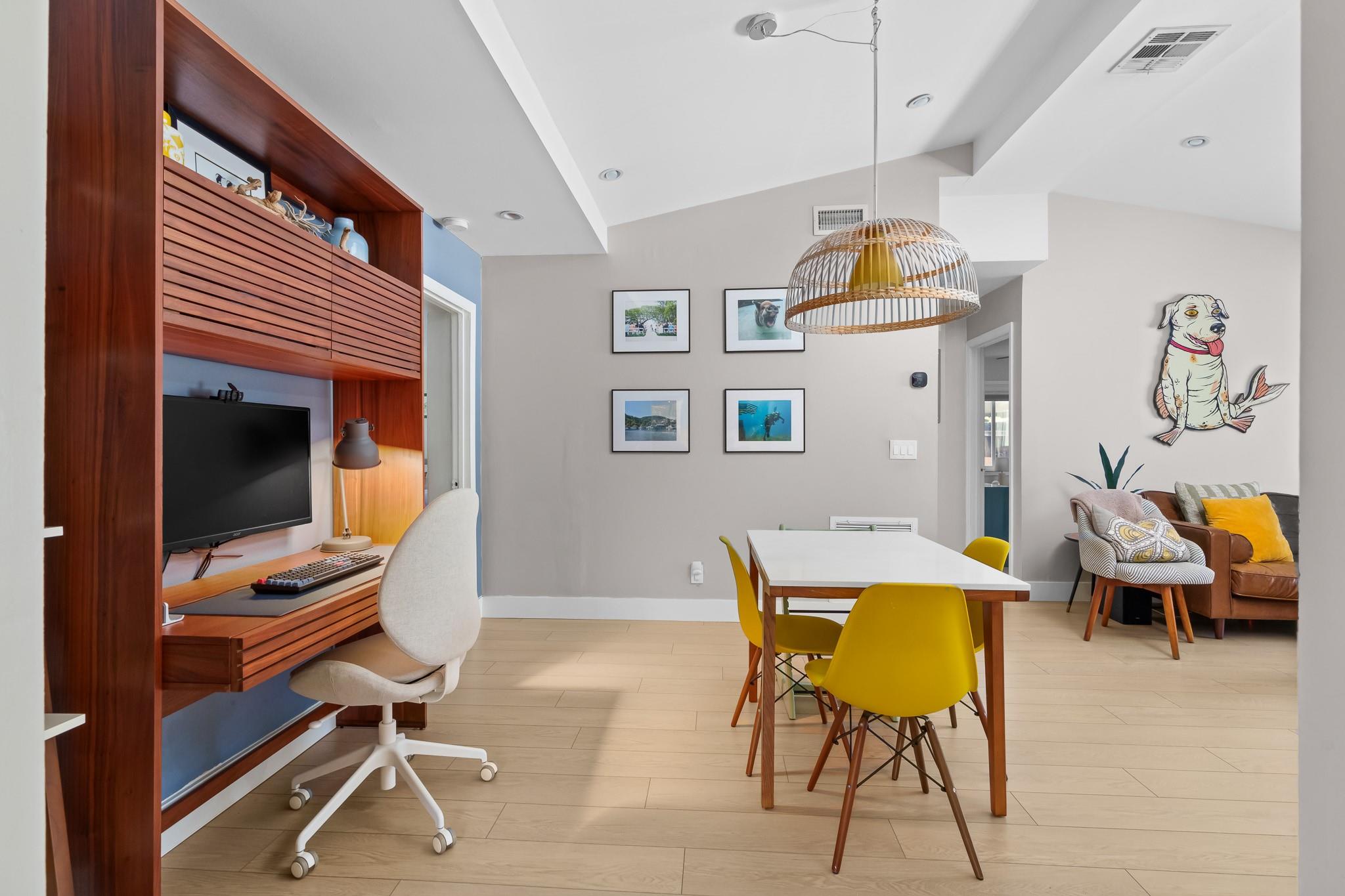 Dining/Living Room/Office set up