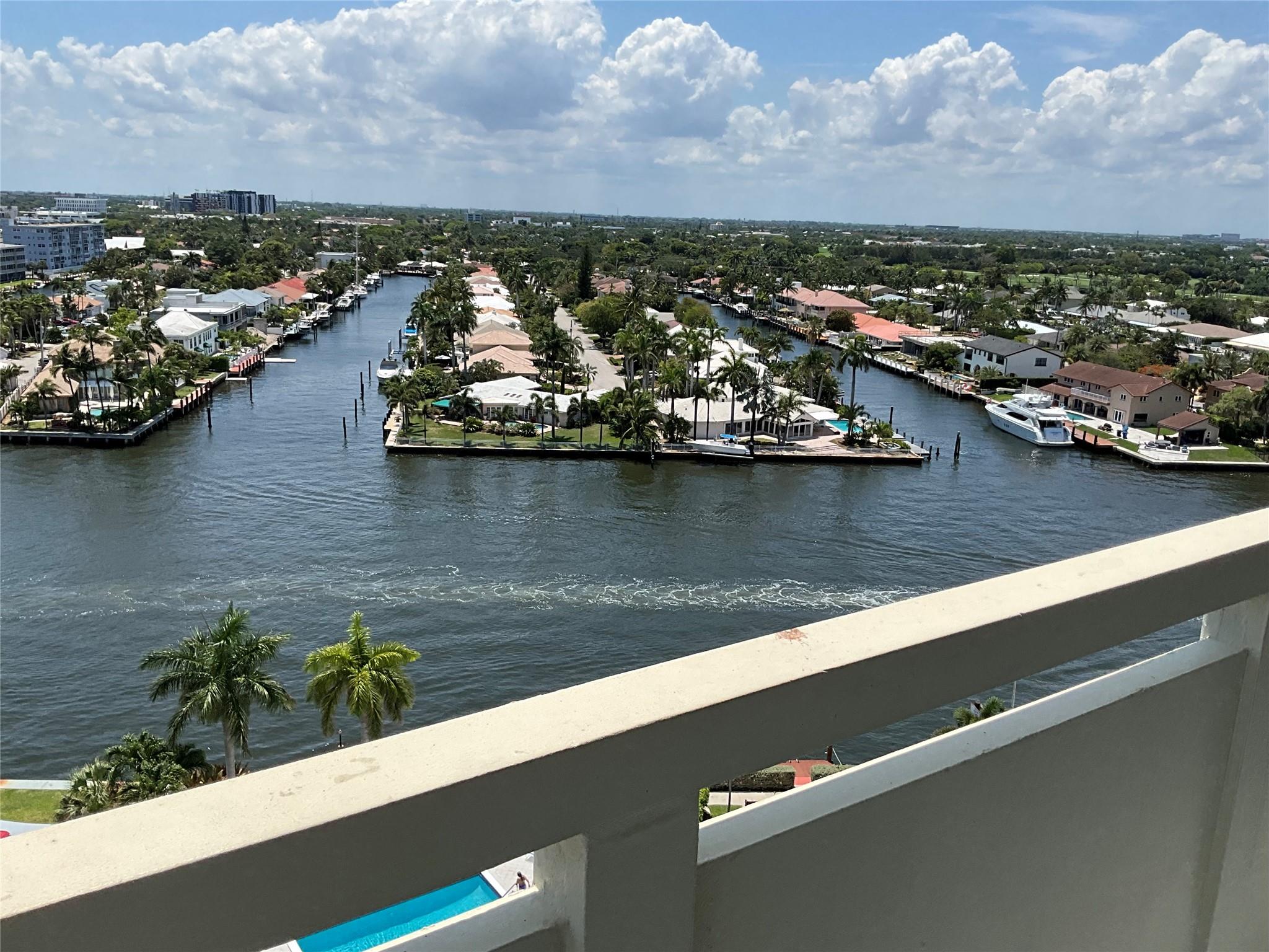 Million-dollar Intracoastal views. Spectacular Sunset & Nighttime views from every room. Spacious 3-bedroom & 2 bathrooms. Corner unit with a Large private open Balcony, views of Canals, & yachts passing. Walking distance to the Beach, Stores, Shopping, Banks, Post office, Restaurants, Doctors, & Public transportation. Updated kitchen with granite oversized counters, solid wood floors, walk-in shower, and lots of extras. 24/7 security & Fob entrance. All Amenities for a Lifestyle resort. Pool 30 x 60 heated, Fitness room, Library, Community Room, Wi-fi, Shuffleboard, Bike Storage, Boat dock, BBQ area, Vehicle Car wash area, Water taxi nearby. Location North Lauderdale Beach and Galt Ocean Mile  Assessments and Building have completed & passed the 40-& 50-year inspections