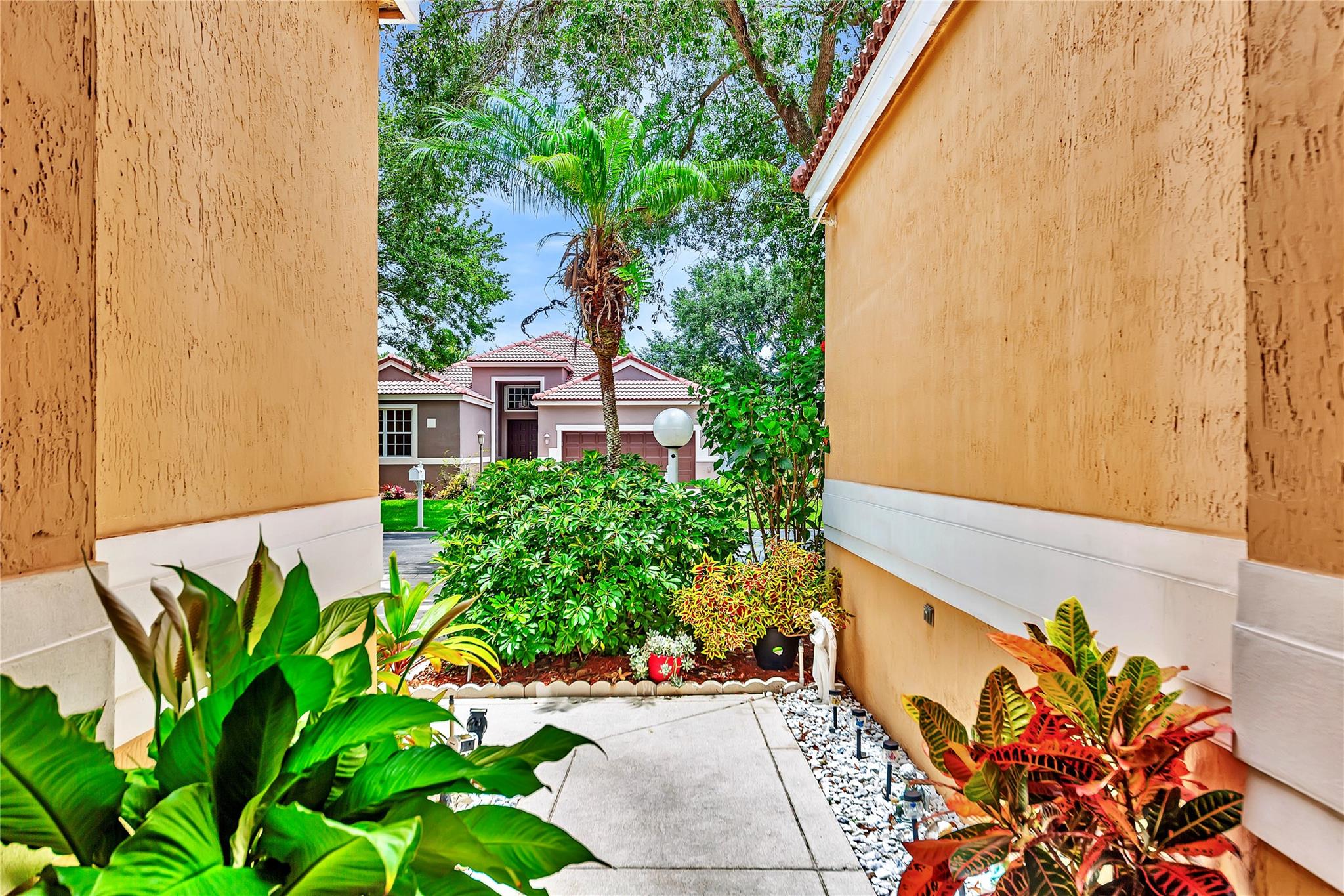 Entrance to the house