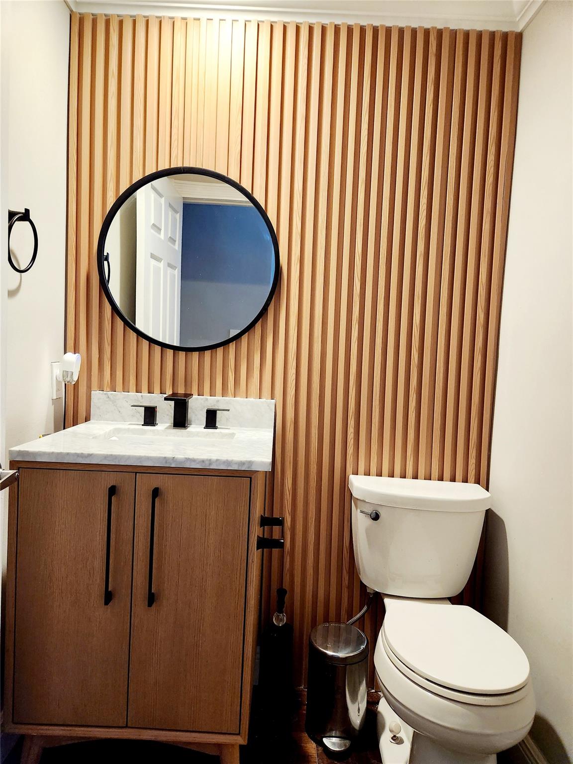 First floor half bath