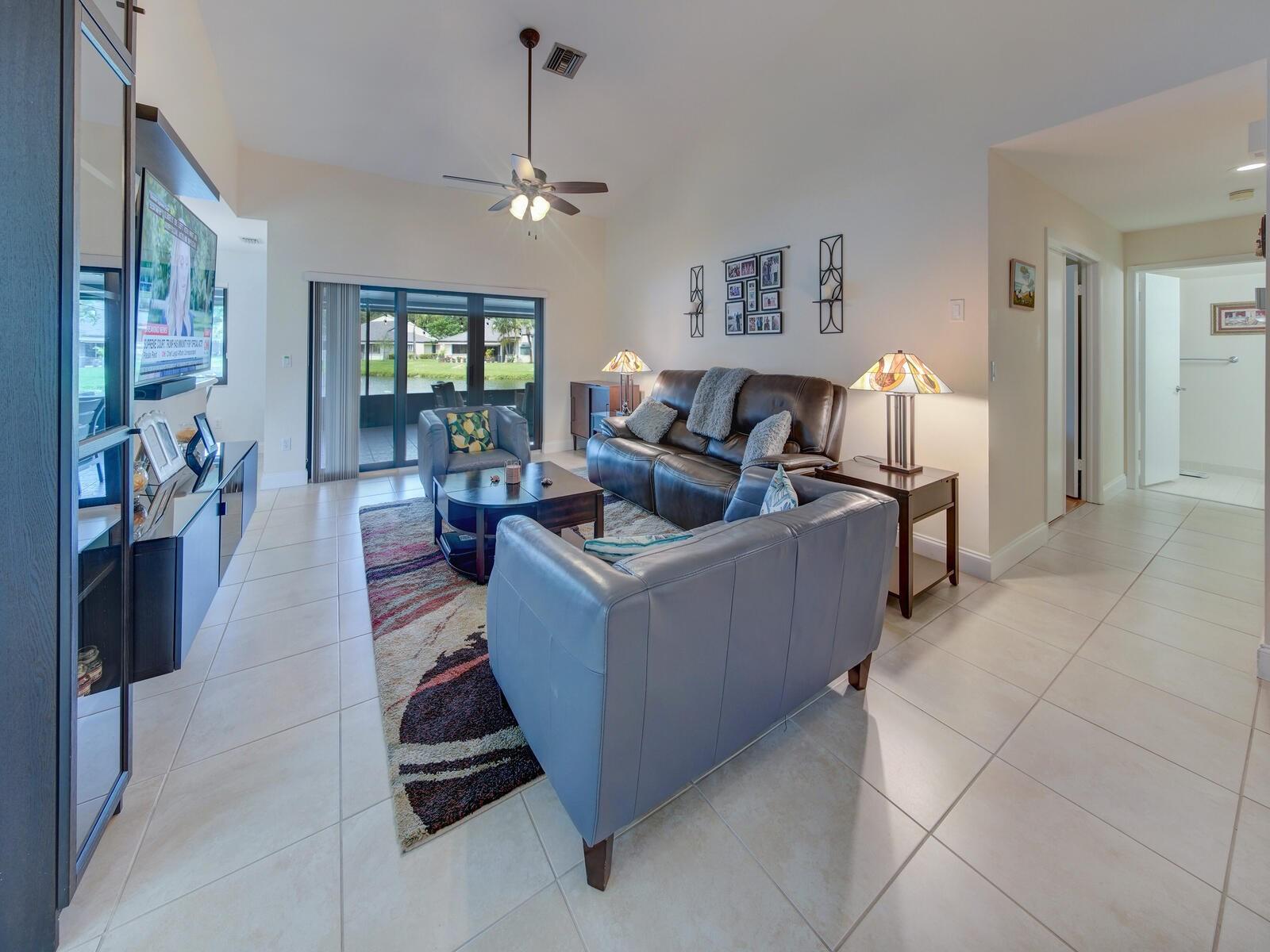 lovely, attached entertainment center - Does not include the TV or sound bar