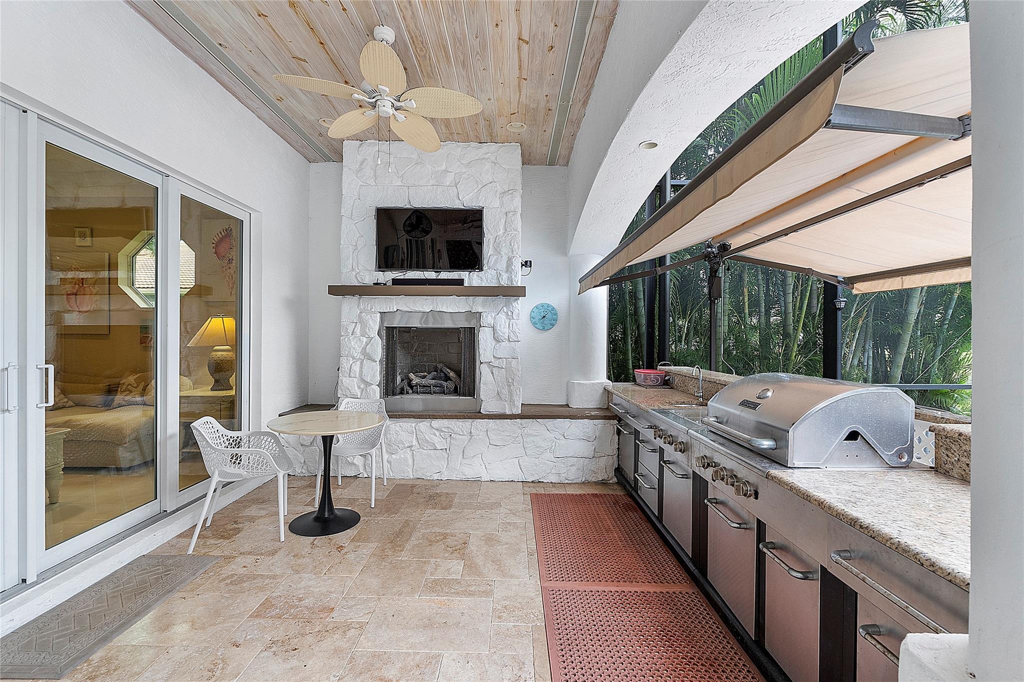 Summer Kitchen/Fireplace