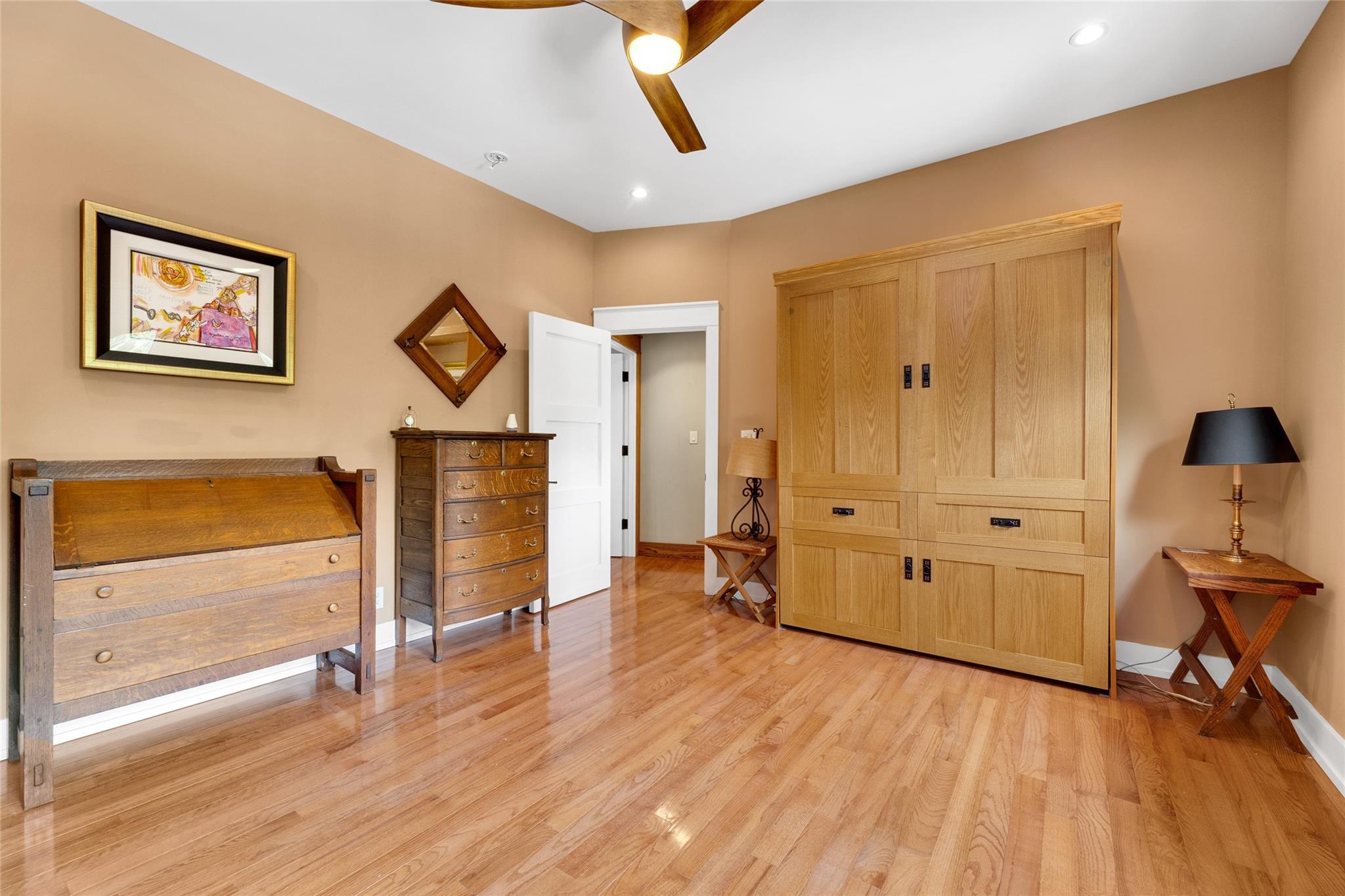 With Murphy bed closed