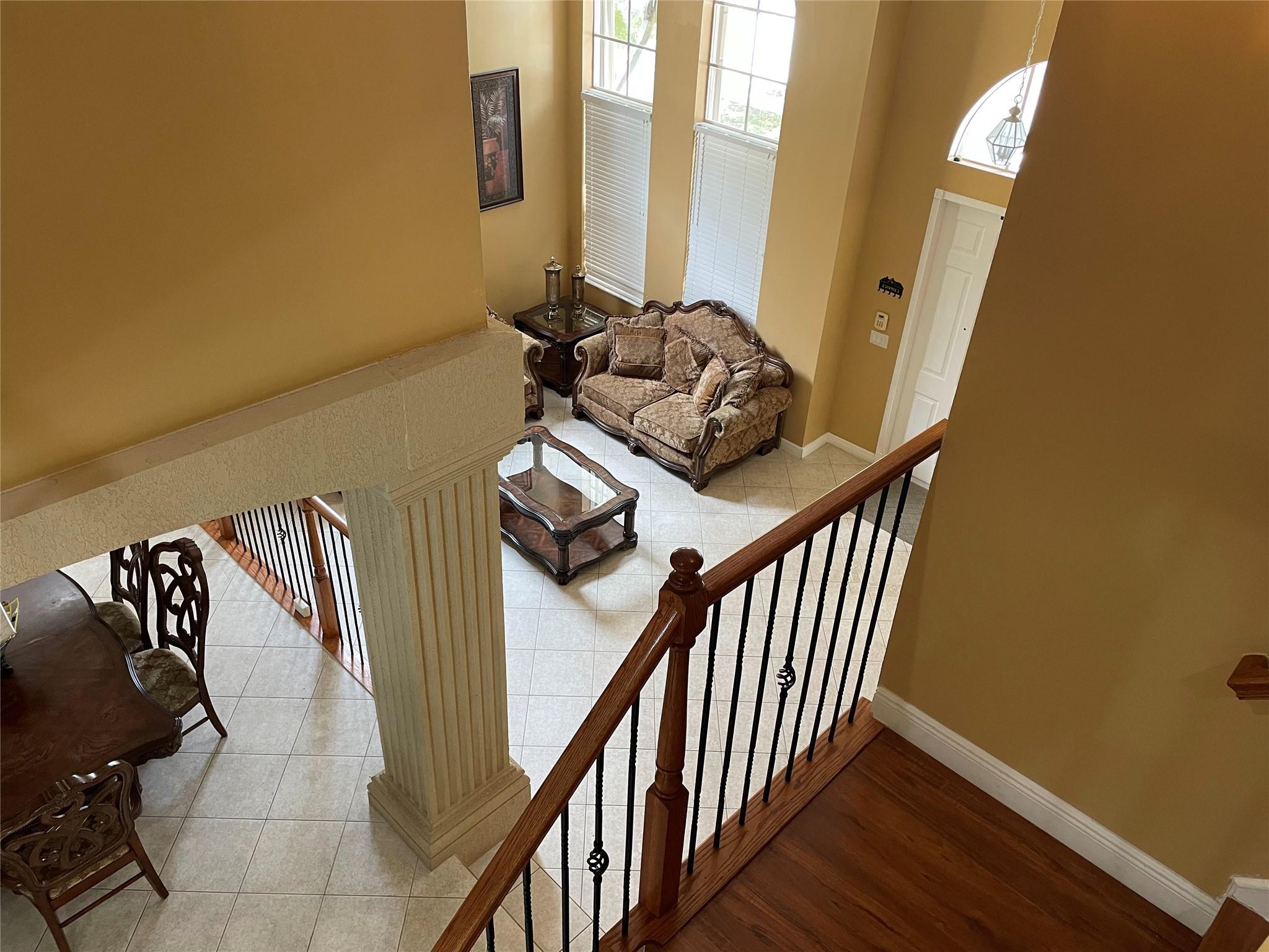 Staircase with Rod Iron